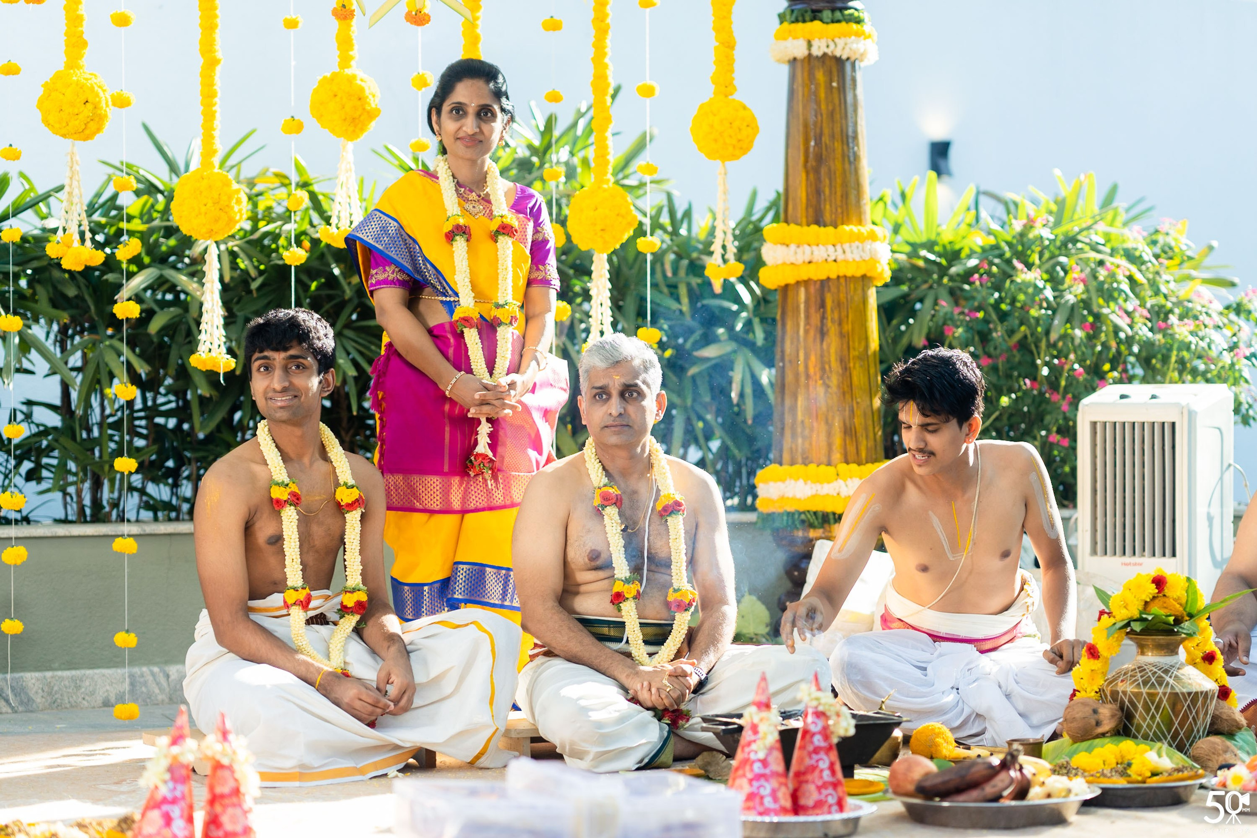 SANJAY AND SAKETH UPANAYANA. 50mm STUDIOS