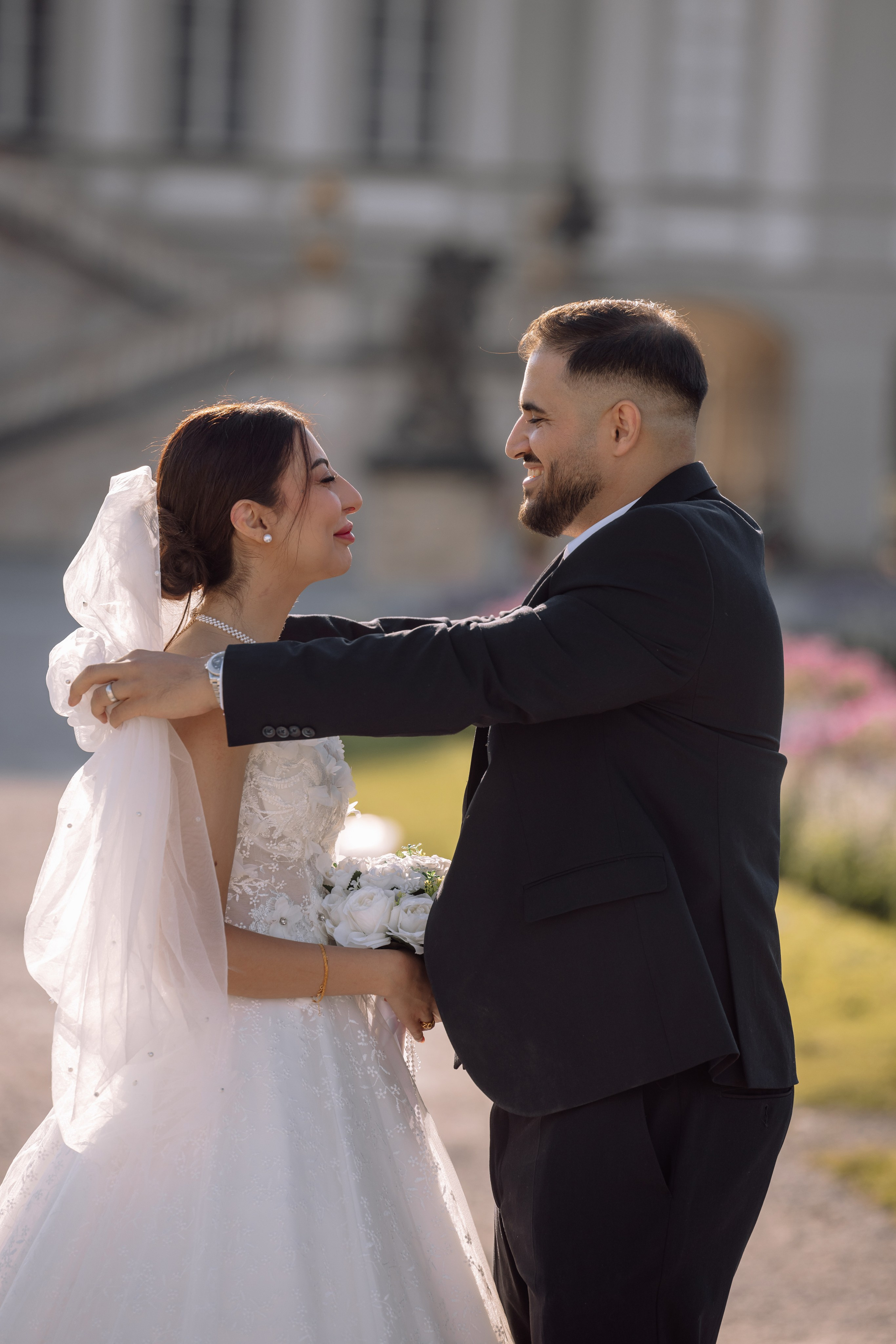 Liebe & Romantik am Schloss Nymphenburg. Hochzeitsfotograf München Taufe Familienfotograf Tanja Mauke