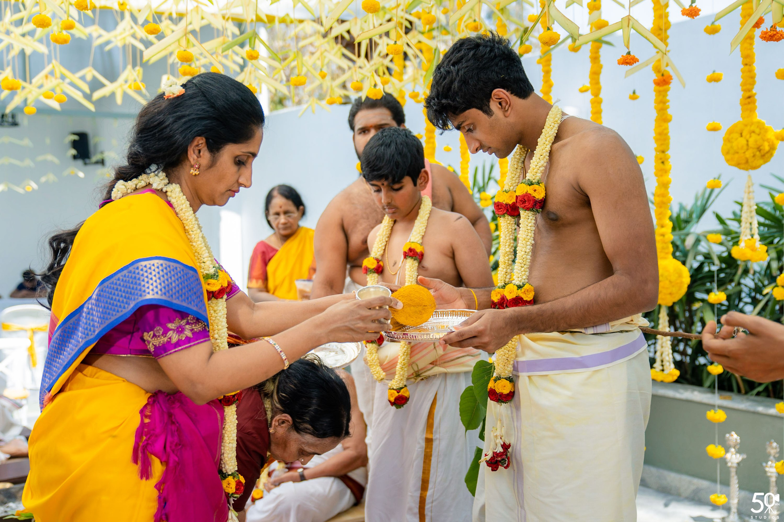 SANJAY AND SAKETH UPANAYANA. 50mm STUDIOS