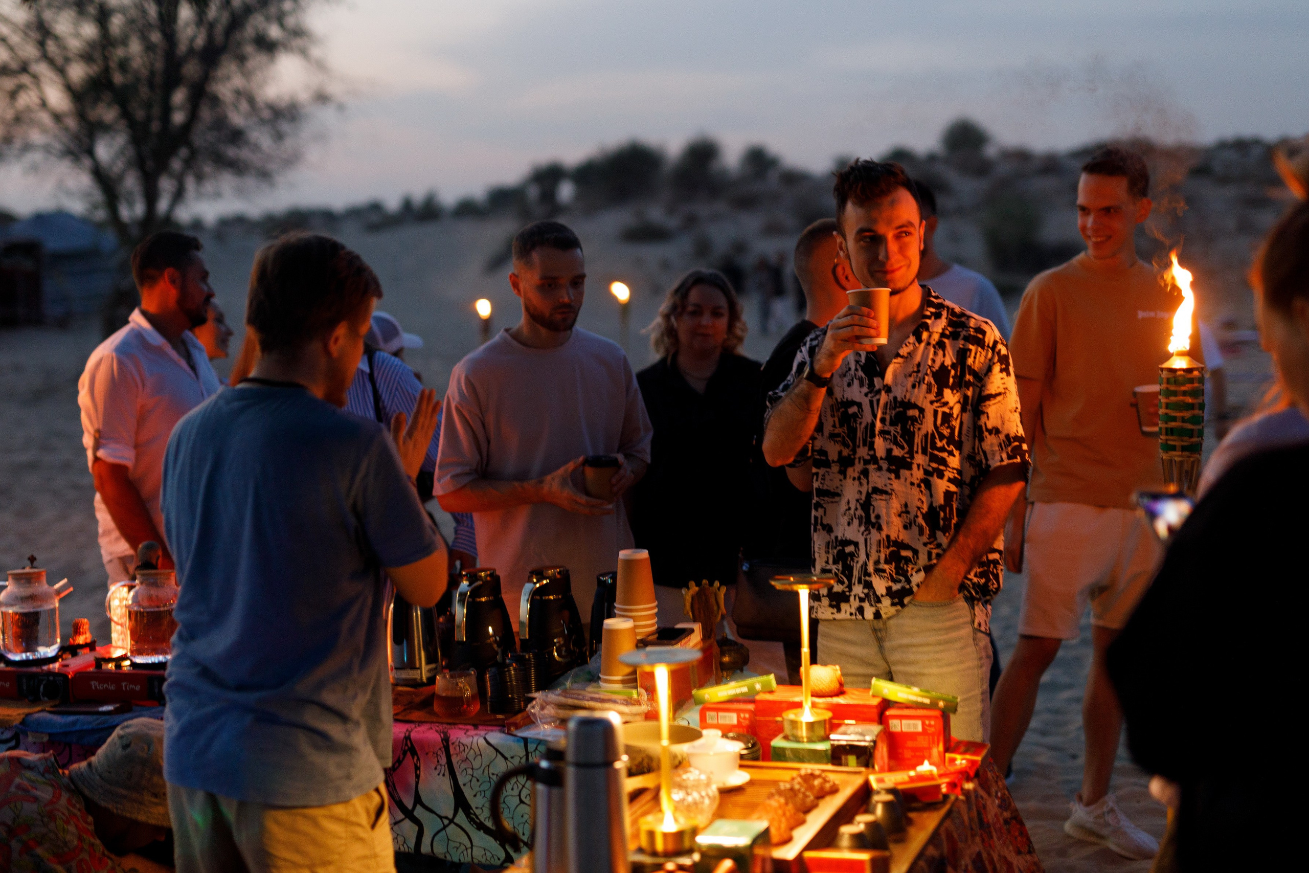 Oleg Torbosov — Meeting with subscribers in the desert. Photographer Anna Curly | Weddings and Events in Dubai