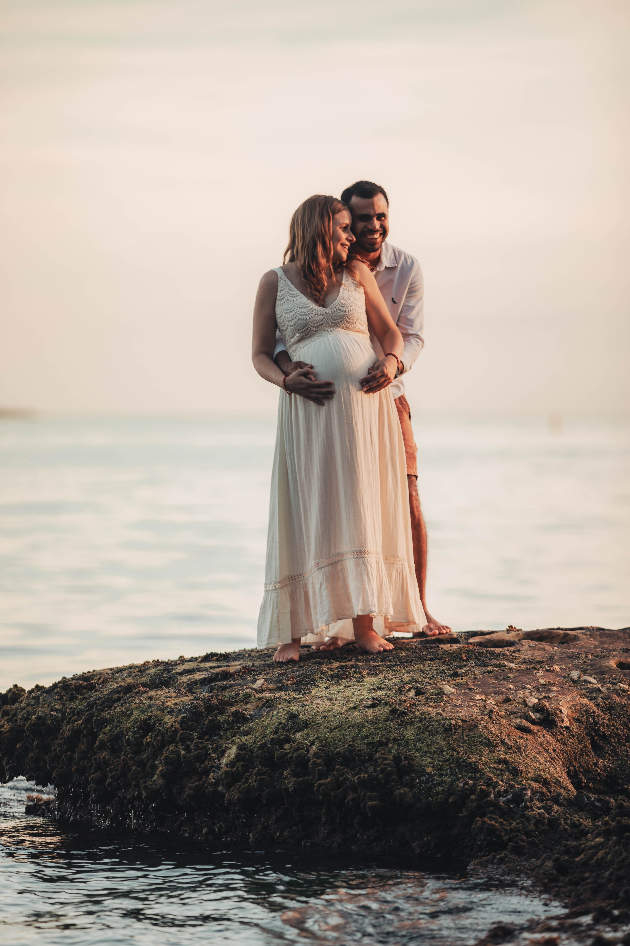 Heather + Tulio + Pregnant + Christmas. True Story Photography
