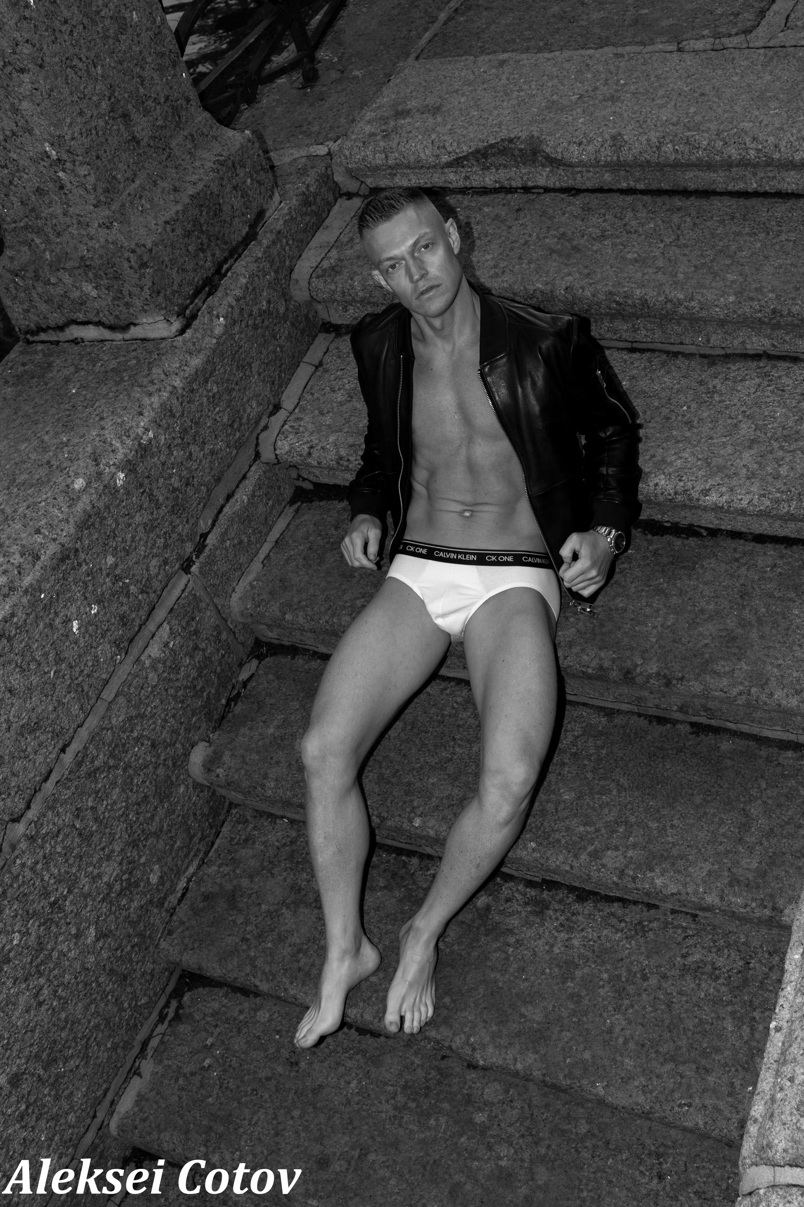 guy in jacket and shorts