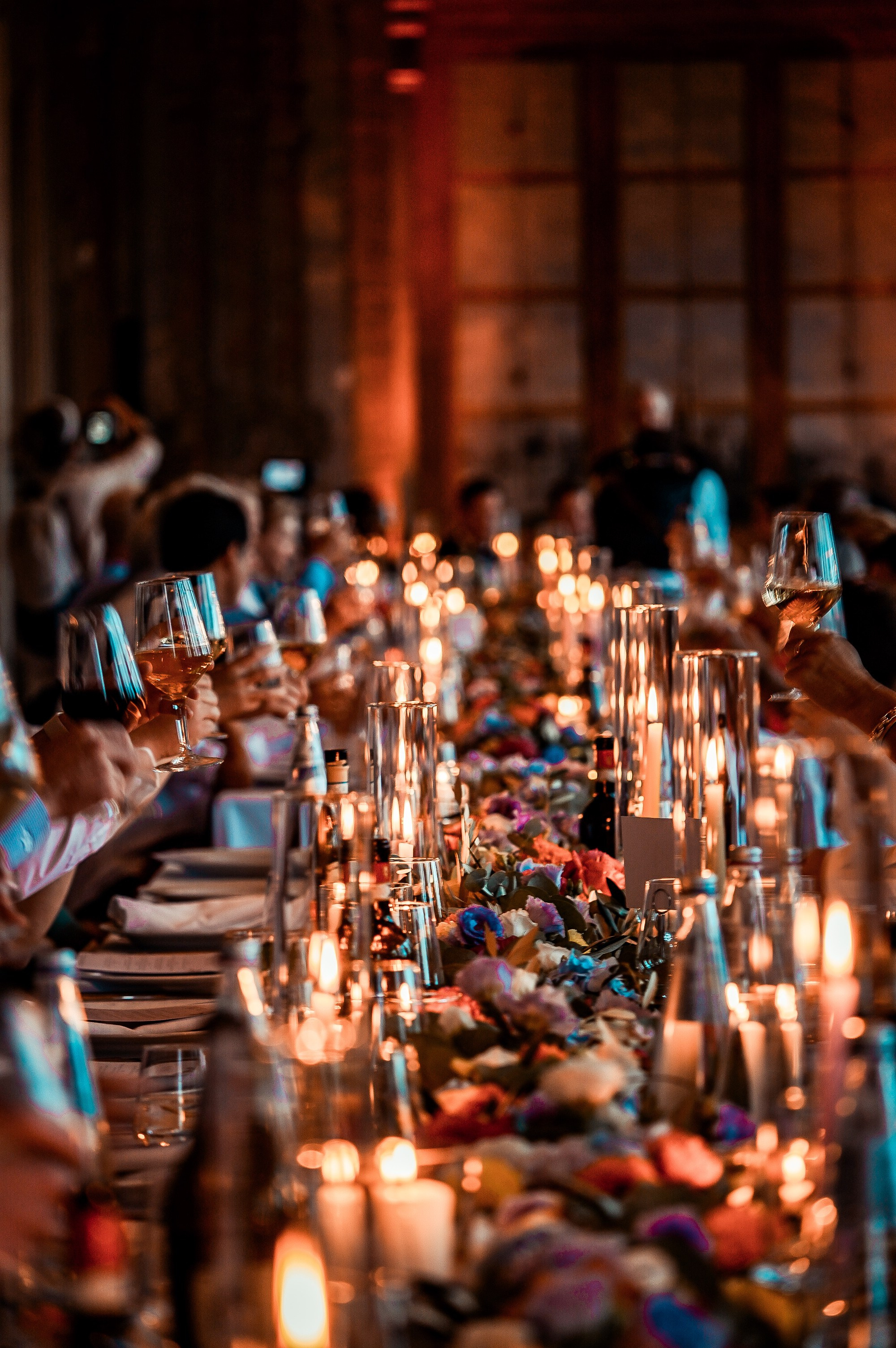 Dinner & Party. Wedding Photographer in Italy