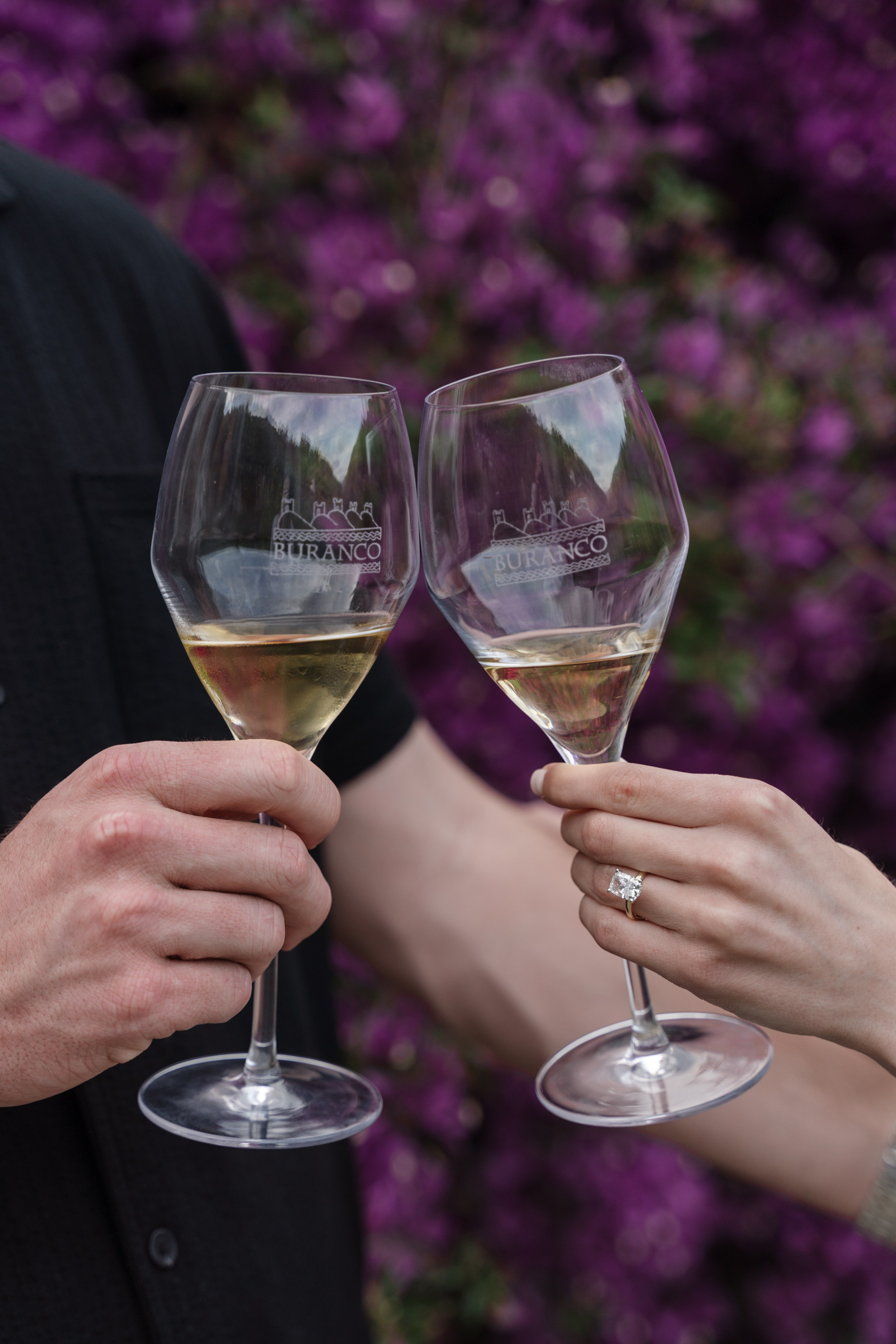 Secret Proposal at a Winery. Lake Como Proposal Photographer | Surprise Proposals & Engagements