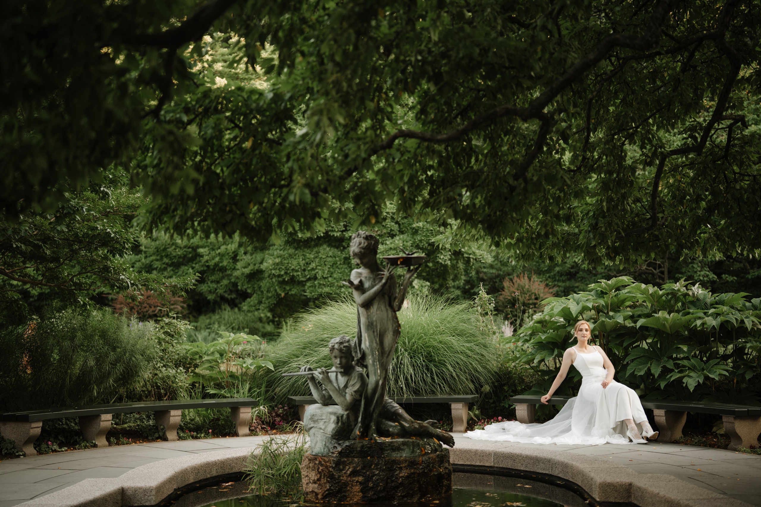 Natalie as a Runaway bride. Portrait and wedding photographer in New York