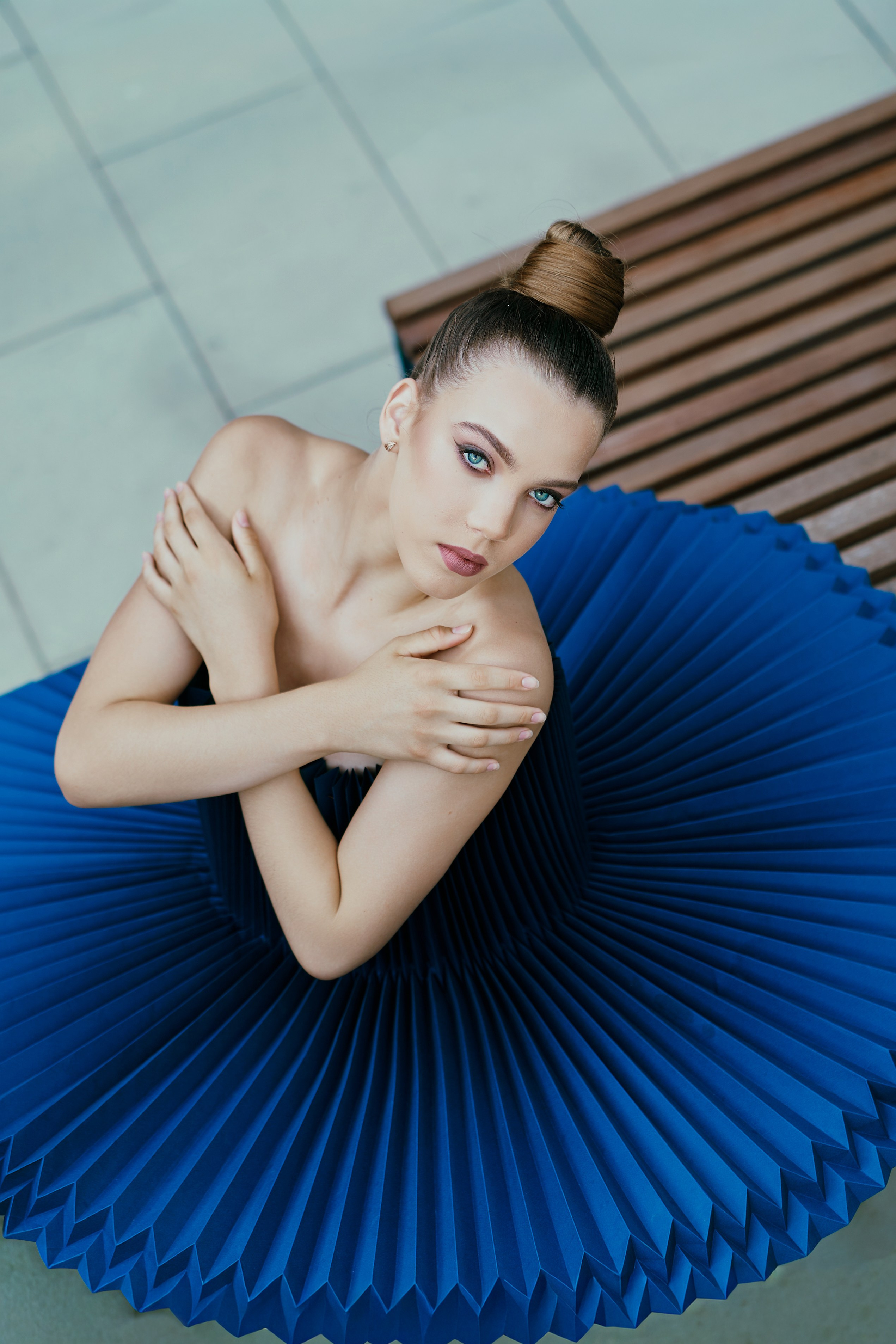 Барселона. Бумажное платье. Фотограф в Барселоне Жанна Захарченко