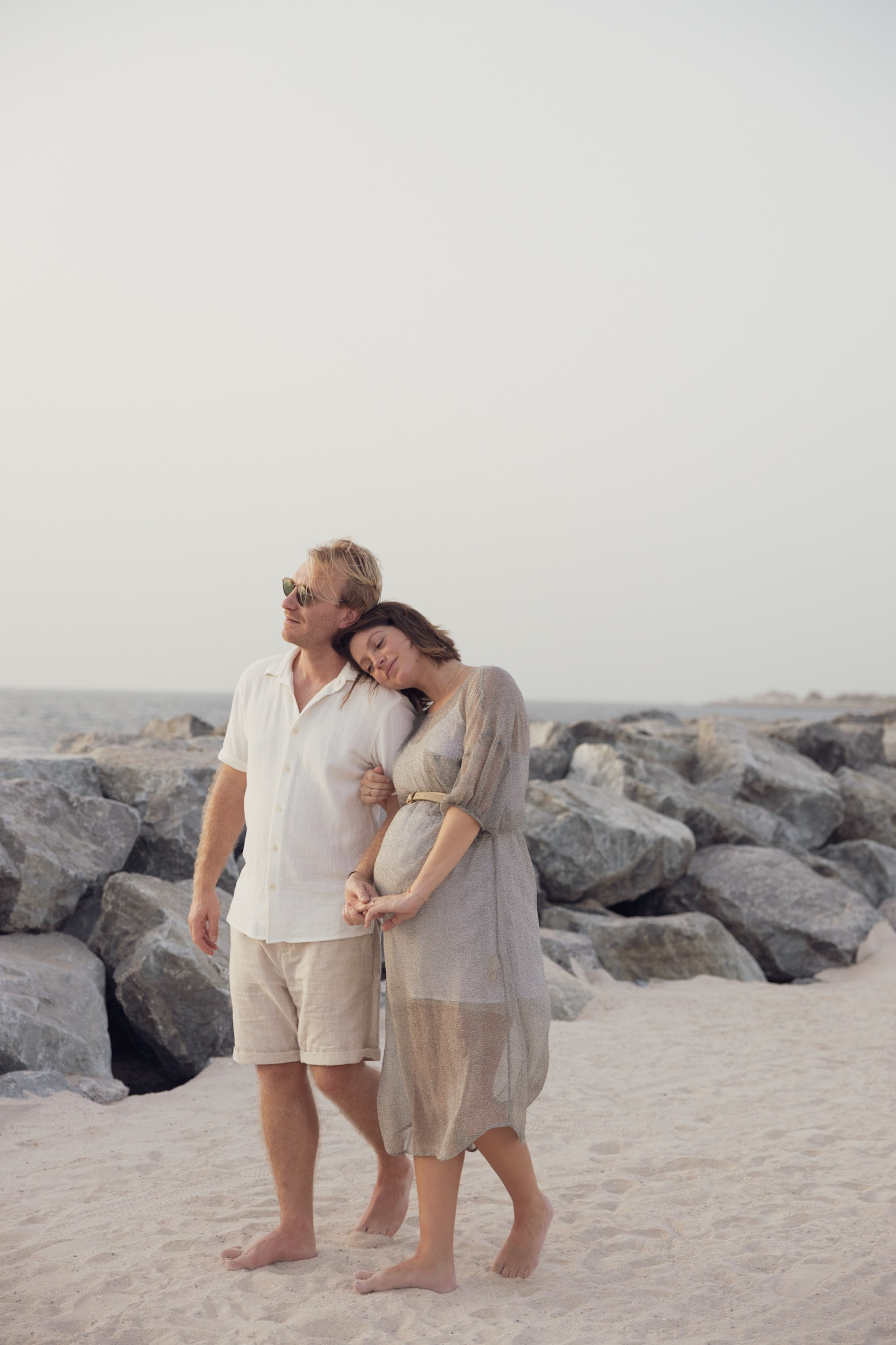 Maternity Session — Beach. Family Photographer in Dubai