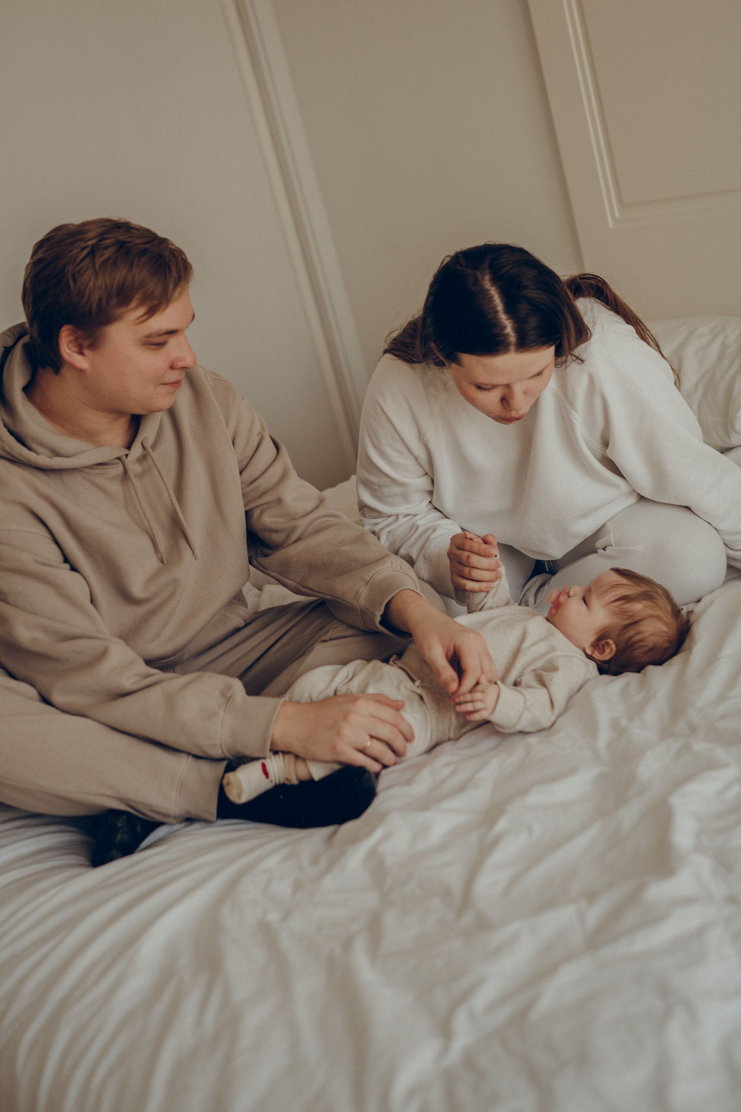 Семейная с младенцем. Фотограф Москва Ларина Юлия