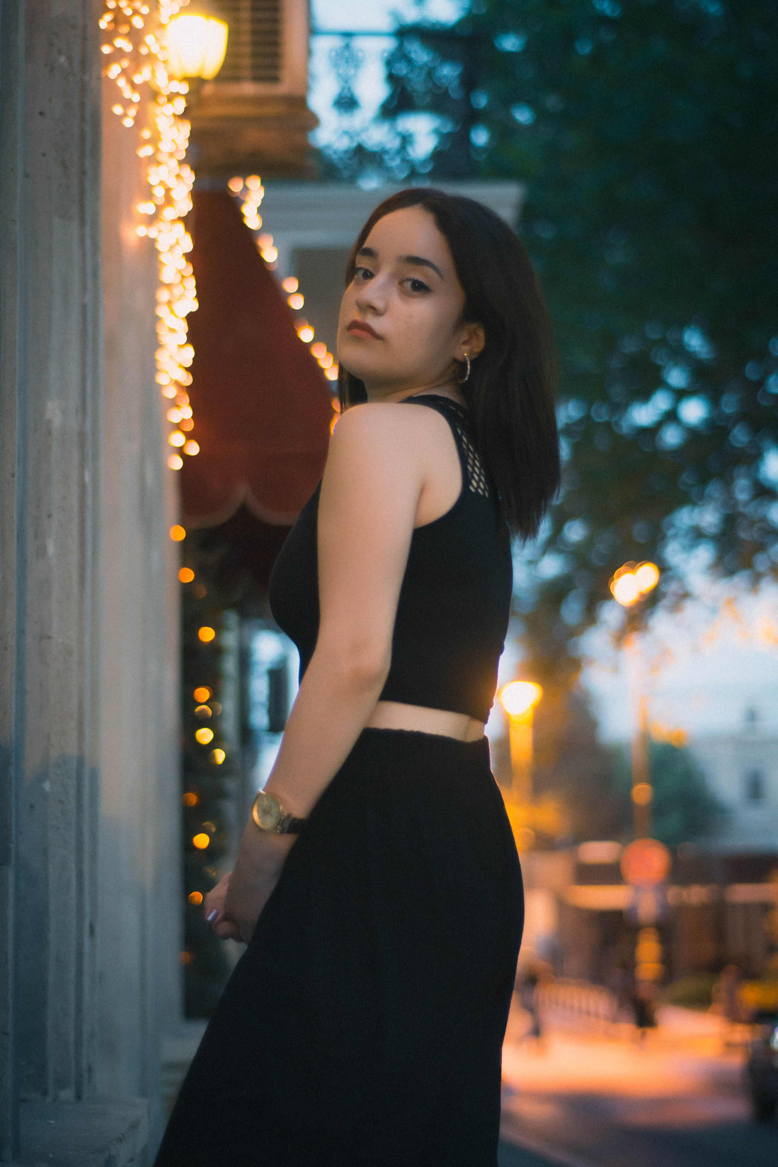 Lana axşam çəkilişi. Fotoqraf Vəli Məmmədov