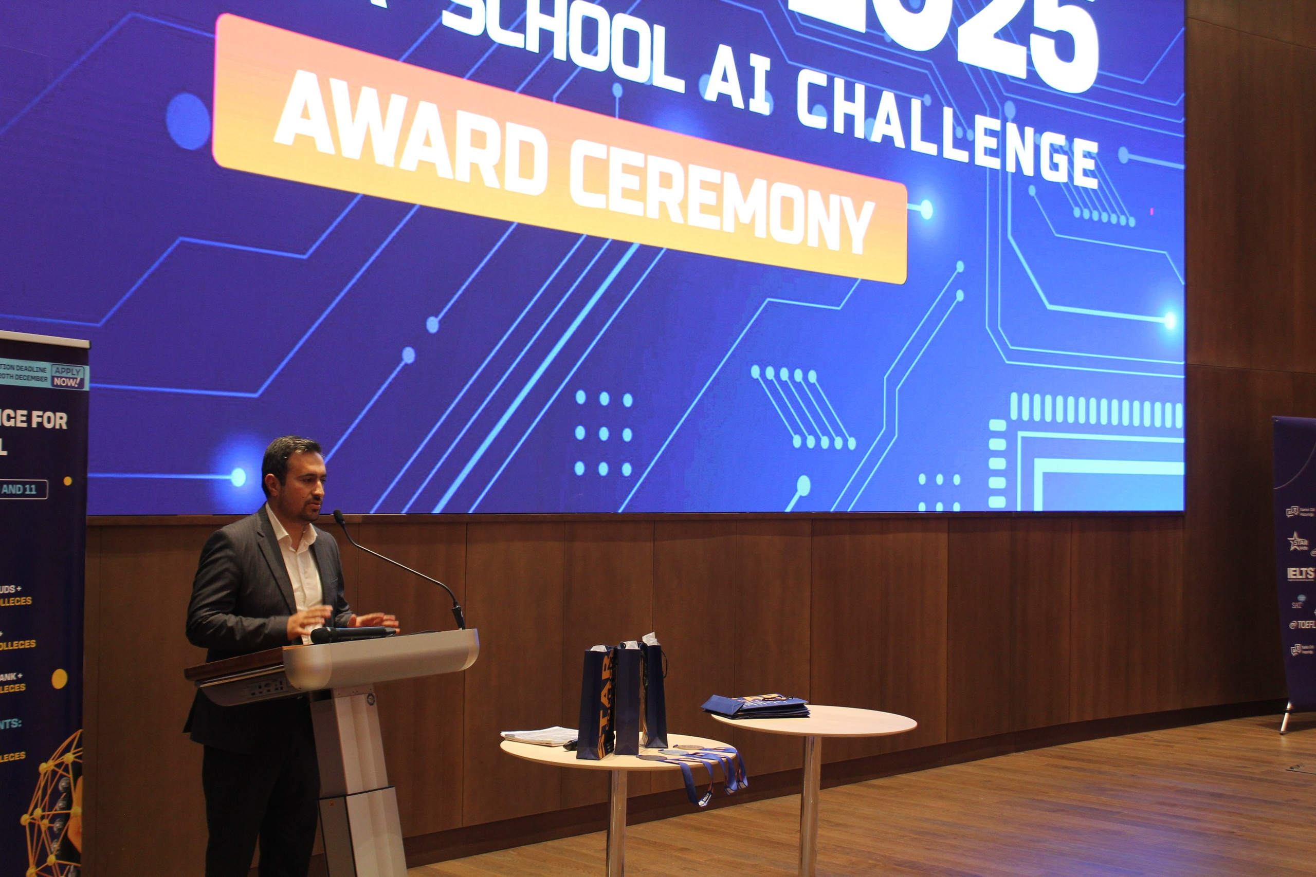 The Award Ceremony for the AI Olympiad — School Level (2024). IIMACS — The International Institute of Mathematics, AI & Computer Science