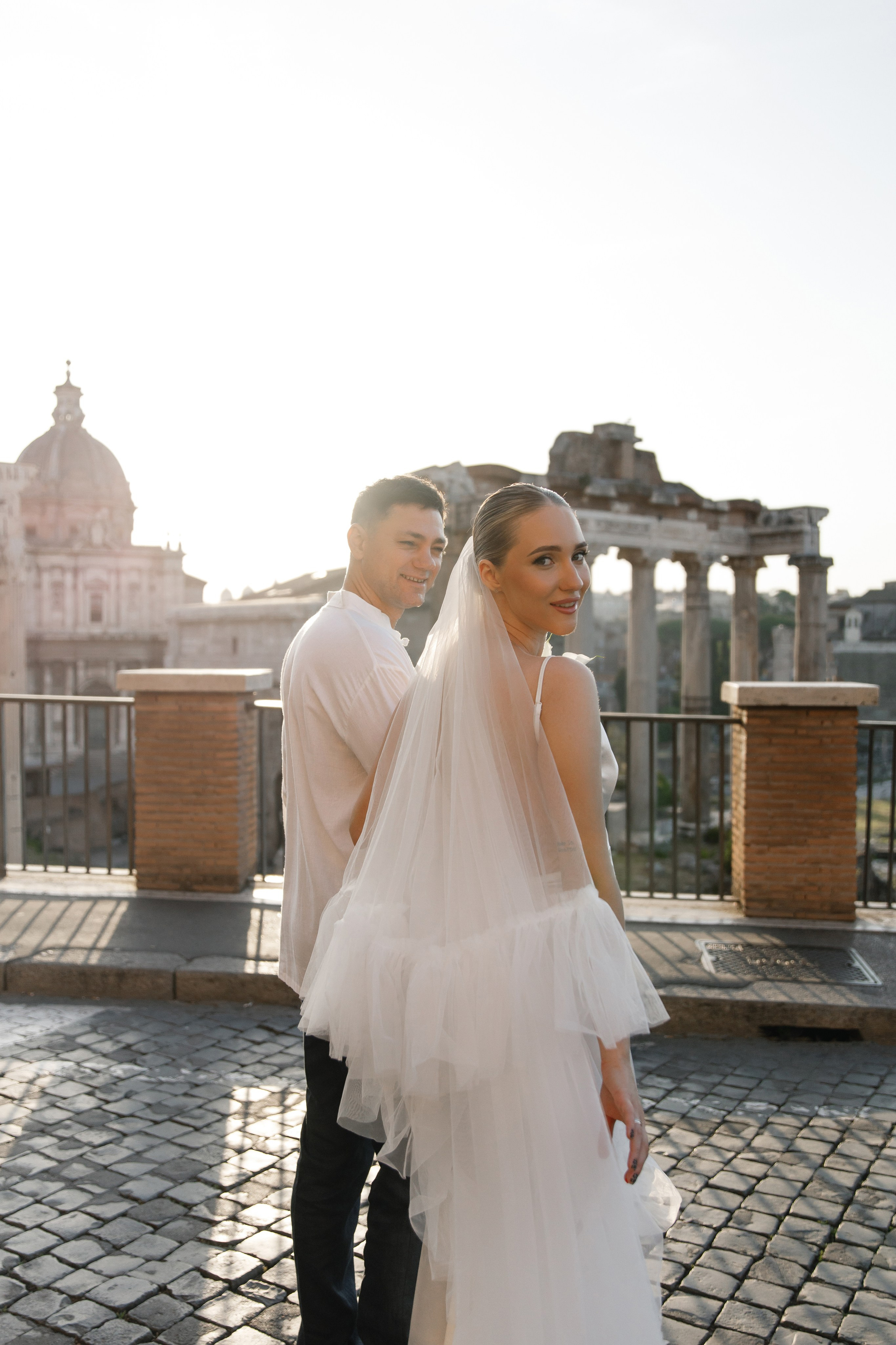 Elopement in Rome. Wedding Photographer Rome Tuscany Como Sicily Puglia Amalfy Italy- Oksana Savenchuk