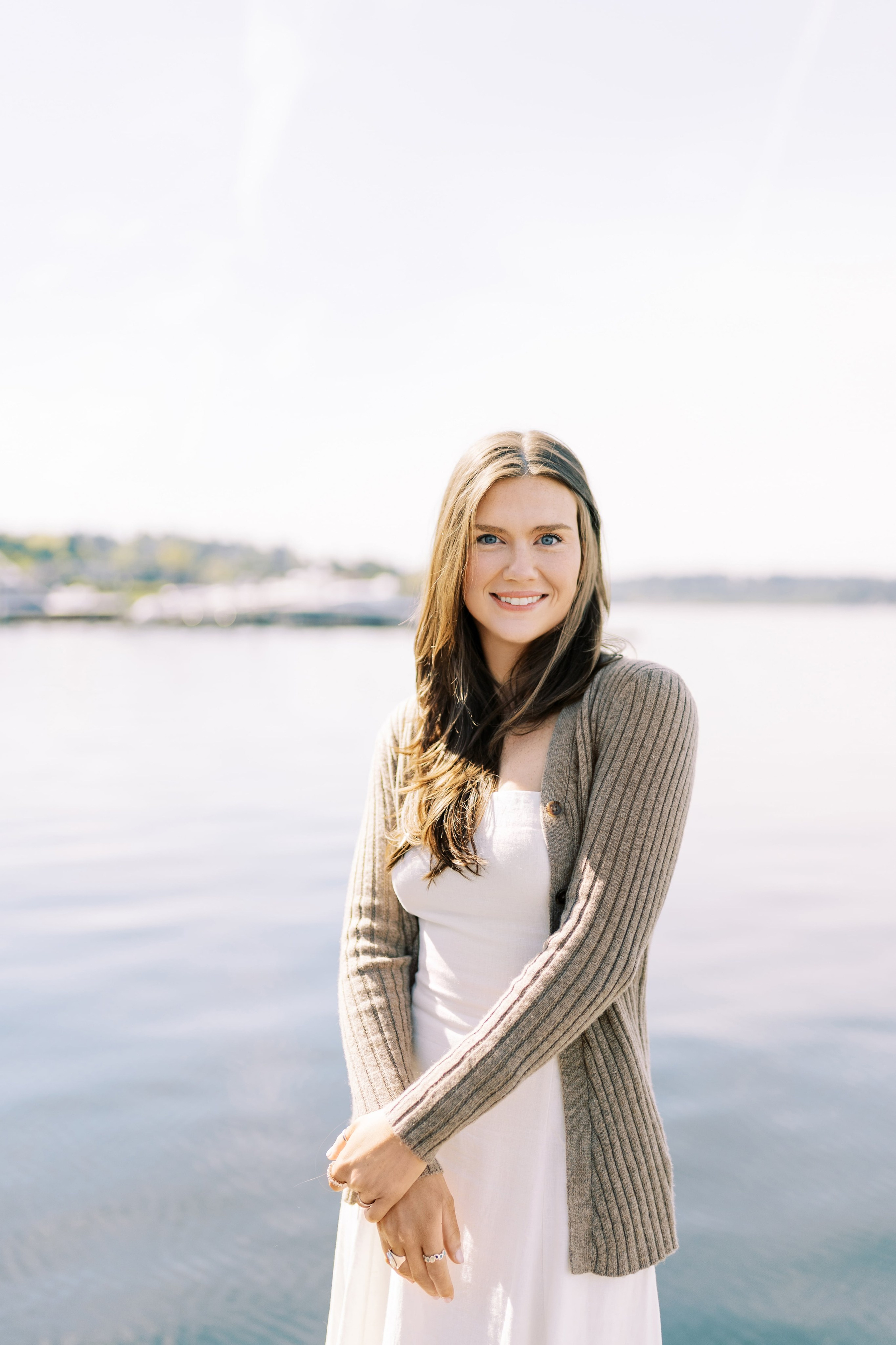 Engagement photo shoot Jake & Caroline / May 2024. Marina Park|Kirkland, WA. EVAN ARISTOV WEDDING PHOTOGRAPHY — Seattle Wedding Photographer