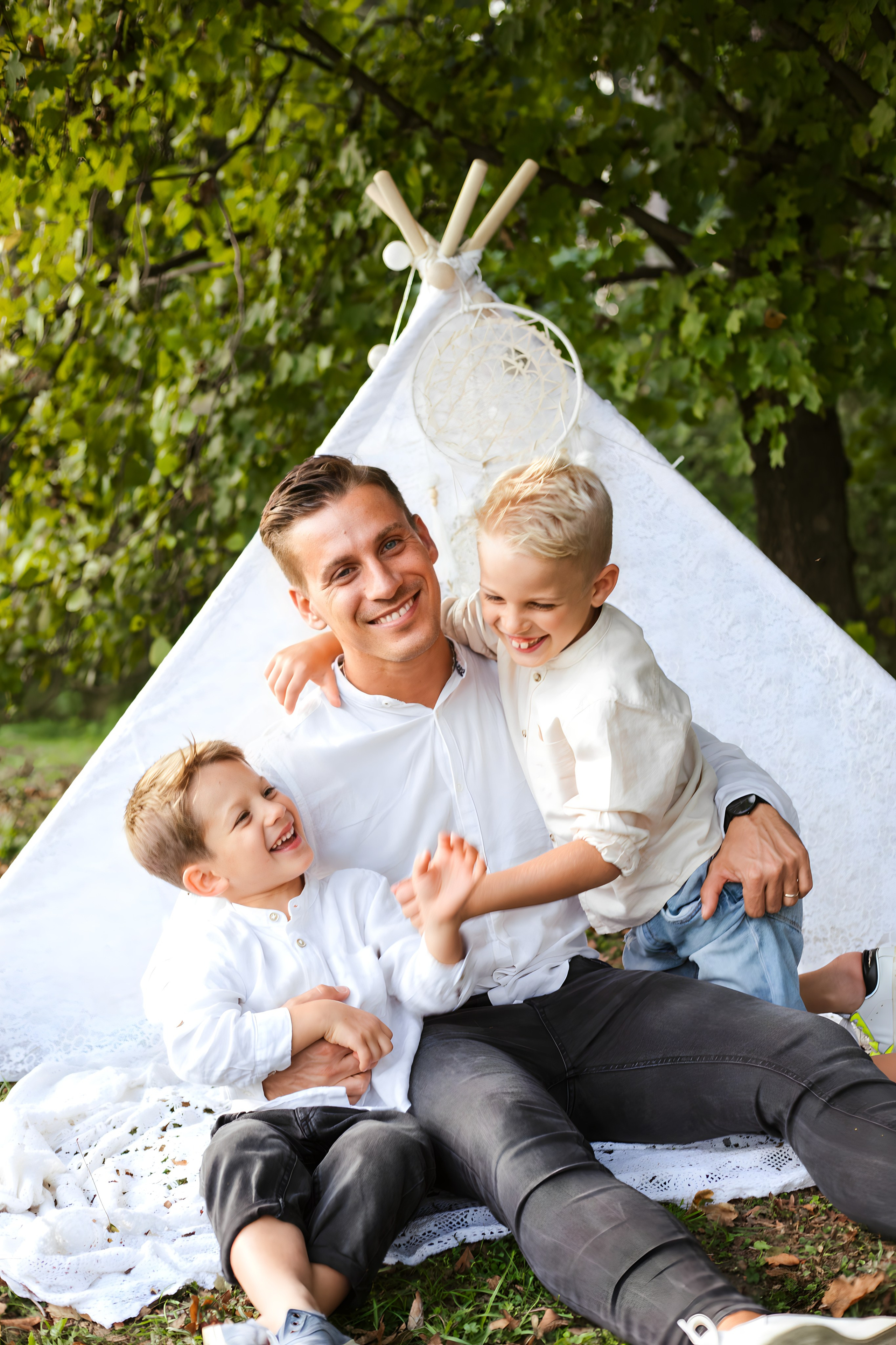 Maggie e la sua bellissima famiglia. Luci e Capricci Photography