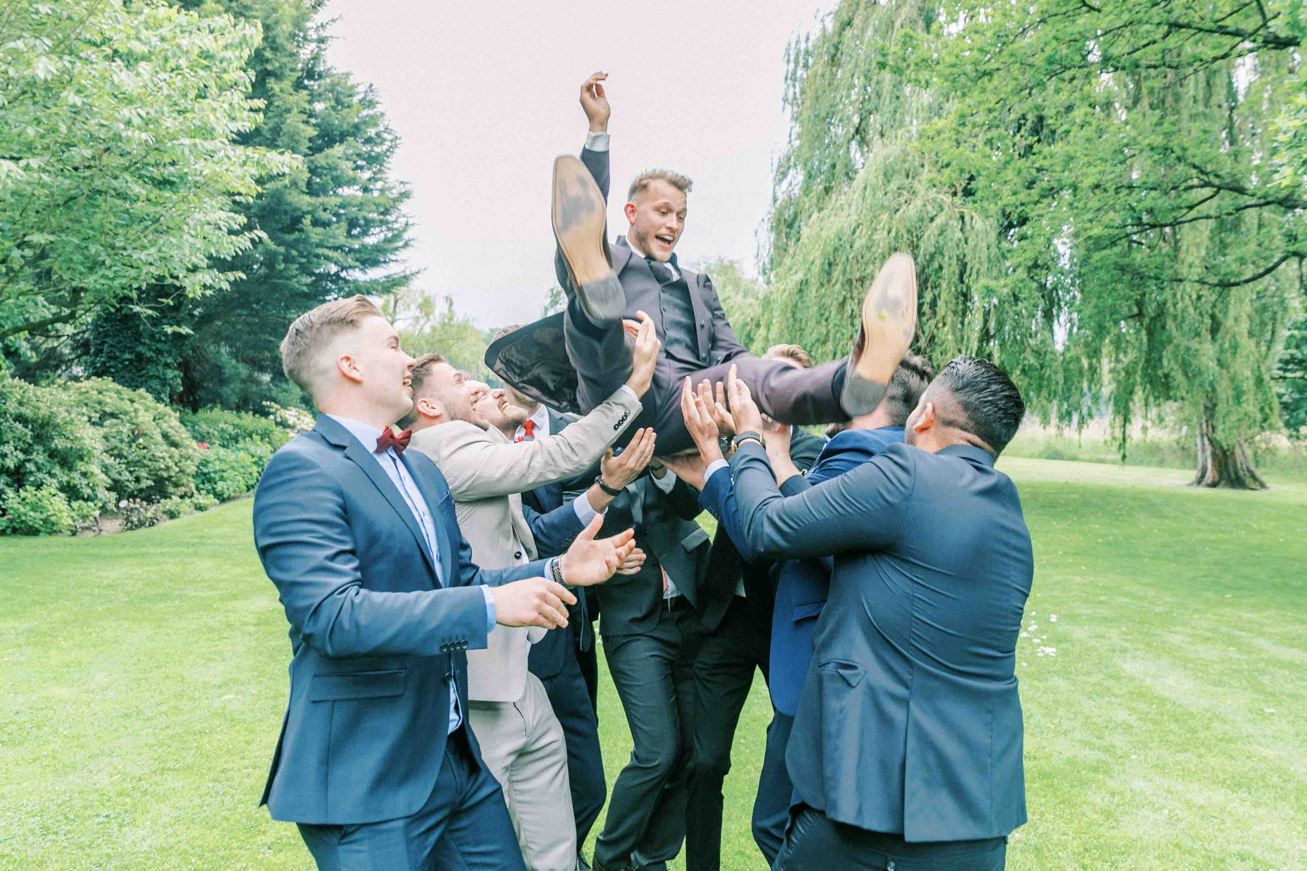 landhaus am see garbsen hochzeit bräutigam mit ihren jungs