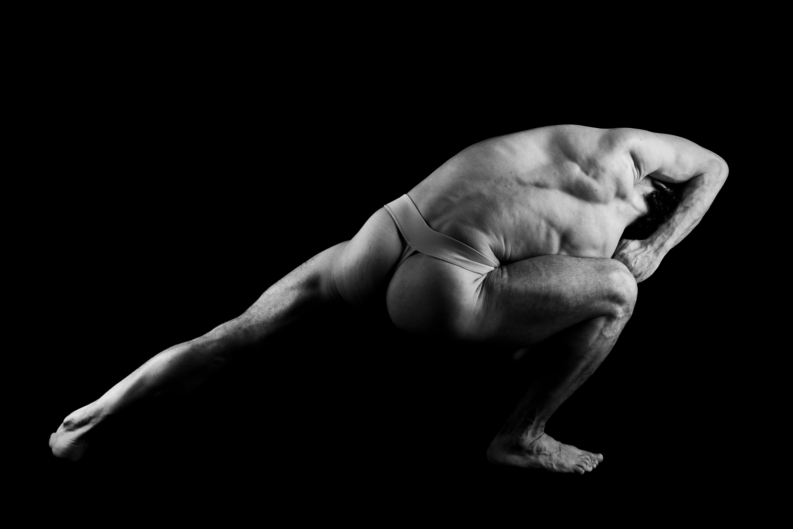Body in Black II. Ballet and artistic photographer in Prague Francesco Sanvito