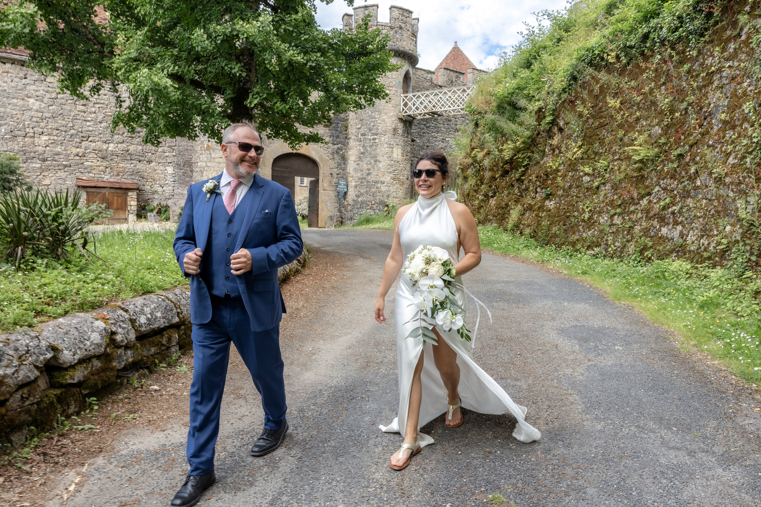 Elopement near Saint-Cirq-Lapopie. Crystal&Robert. Евгения Смирнова — Ваш фотограф в Тулузе и на юго-западе Франции