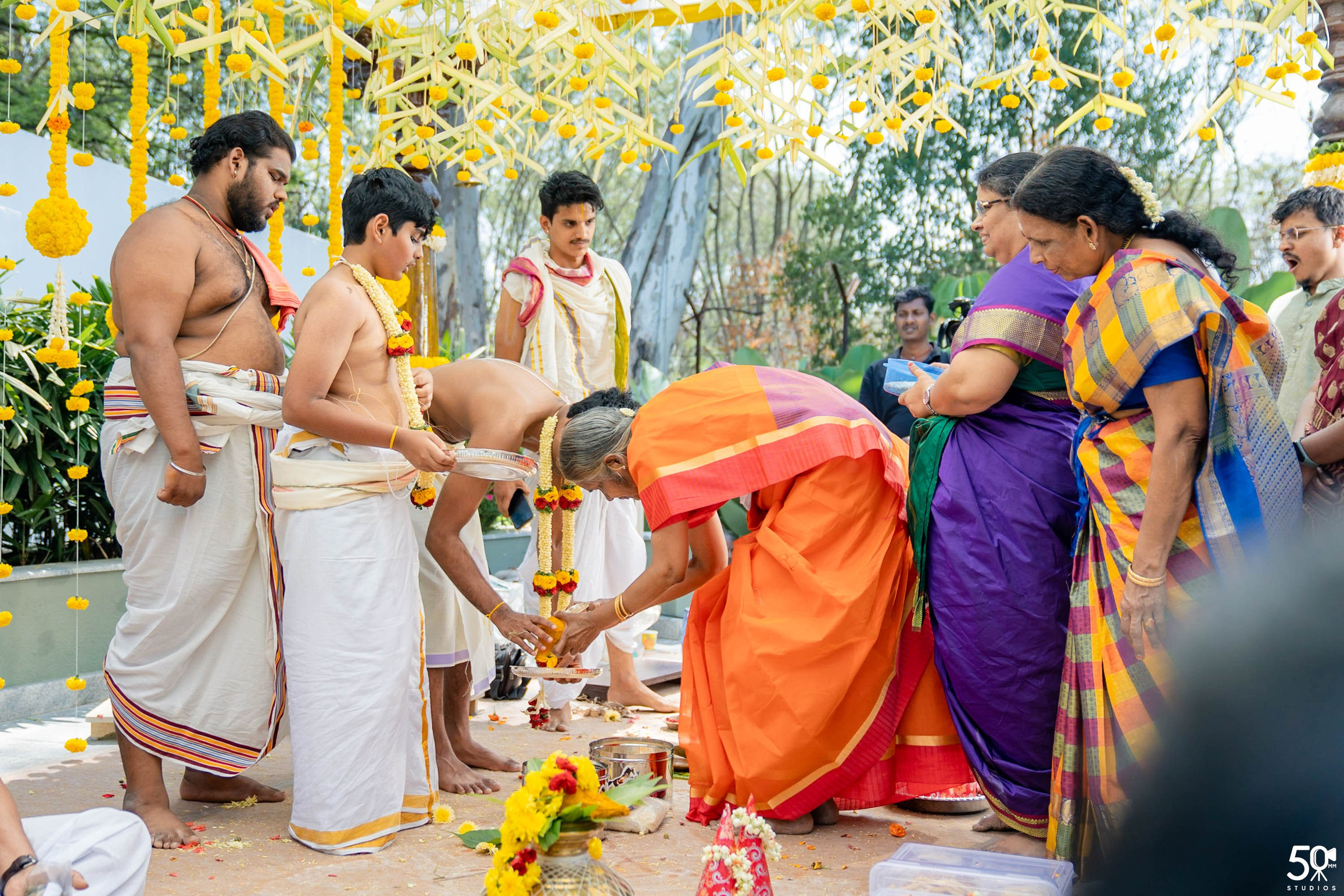 SANJAY AND SAKETH UPANAYANA. 50mm STUDIOS