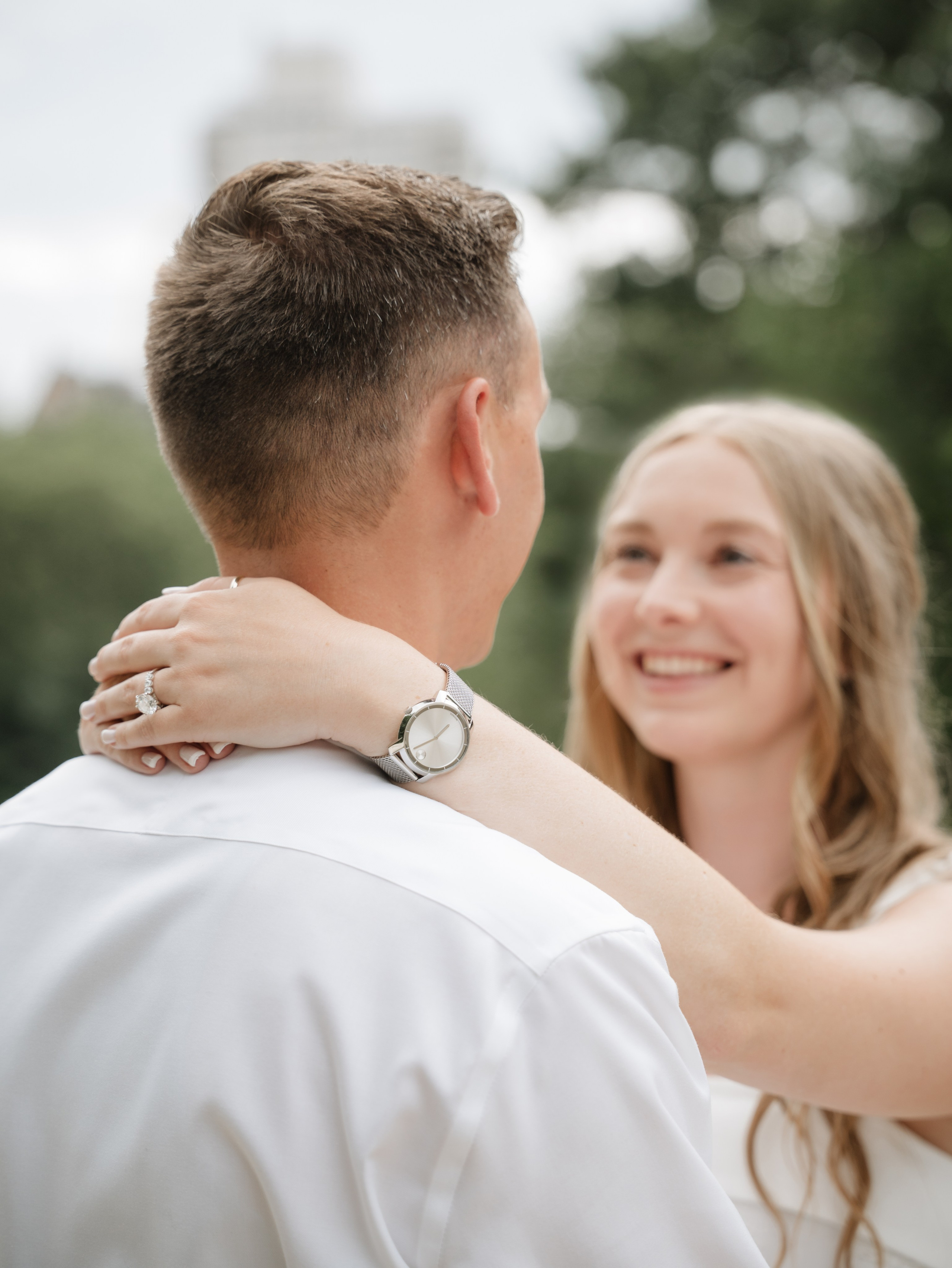 Engagement in Central Park. Portrait and wedding photographer in New York