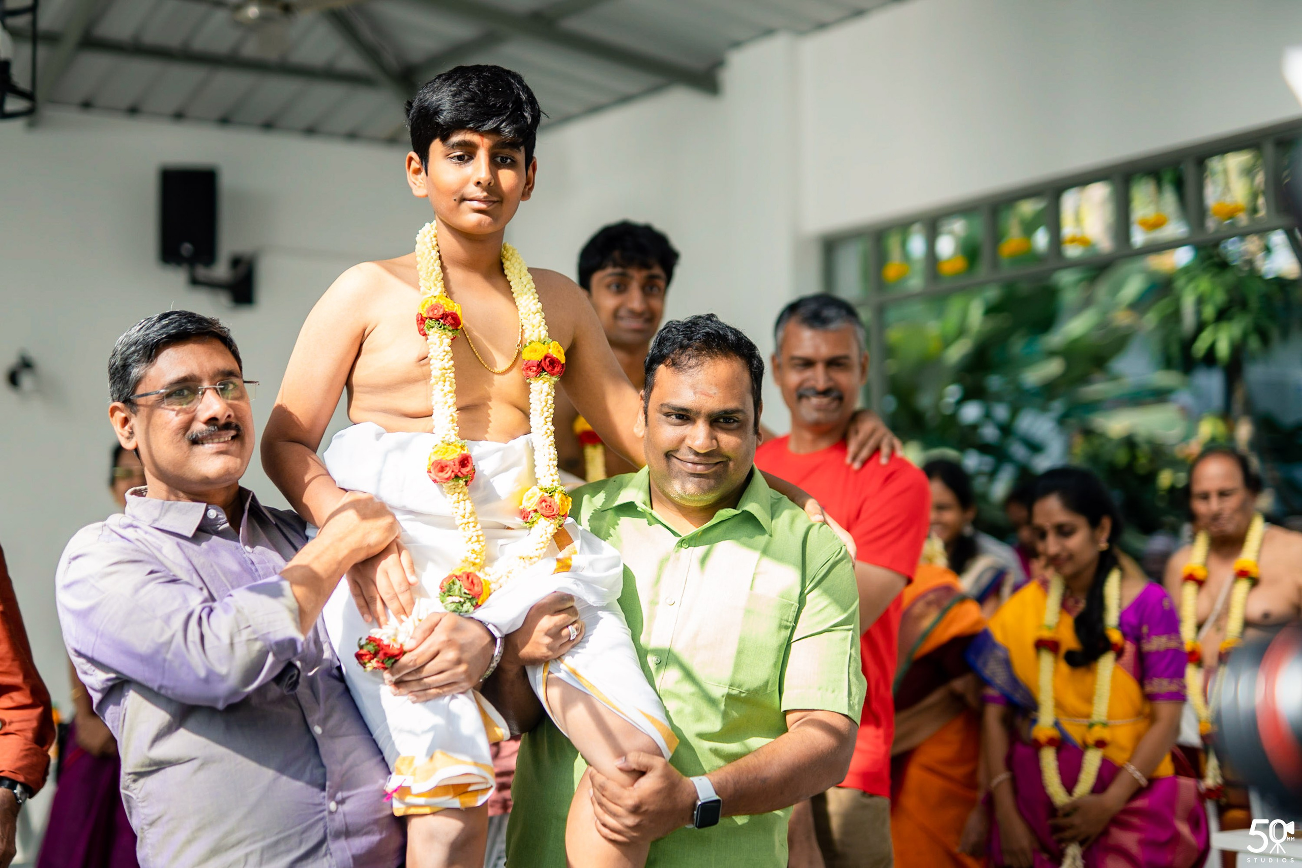 SANJAY AND SAKETH UPANAYANA. 50mm STUDIOS