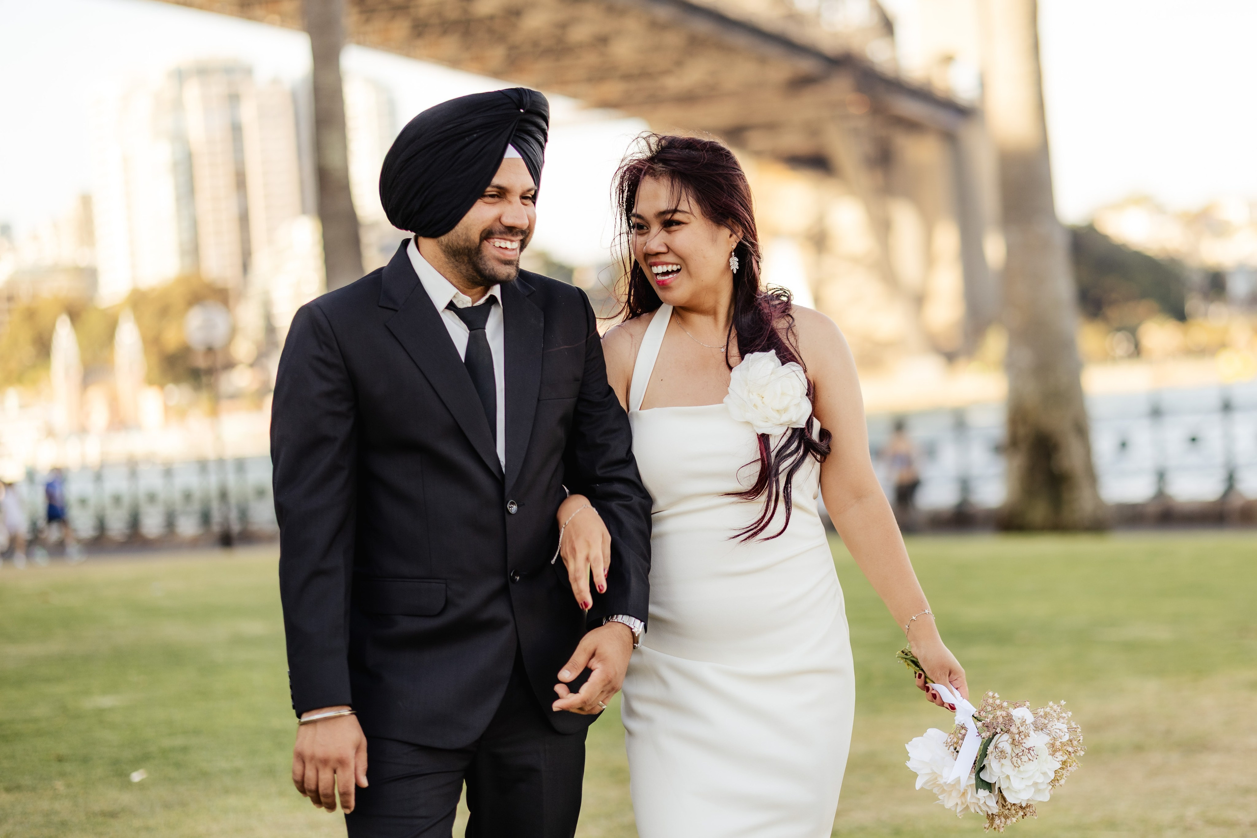 Sunshine and Harminder’s wedding photo session. True Story Photography