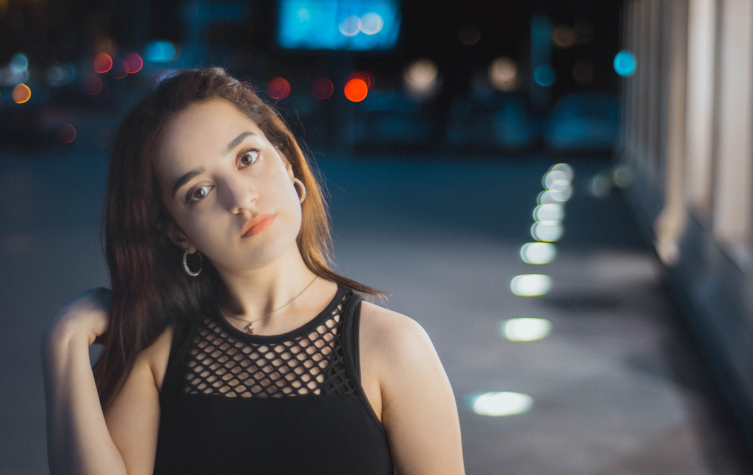 Lana axşam çəkilişi. Fotoqraf Vəli Məmmədov