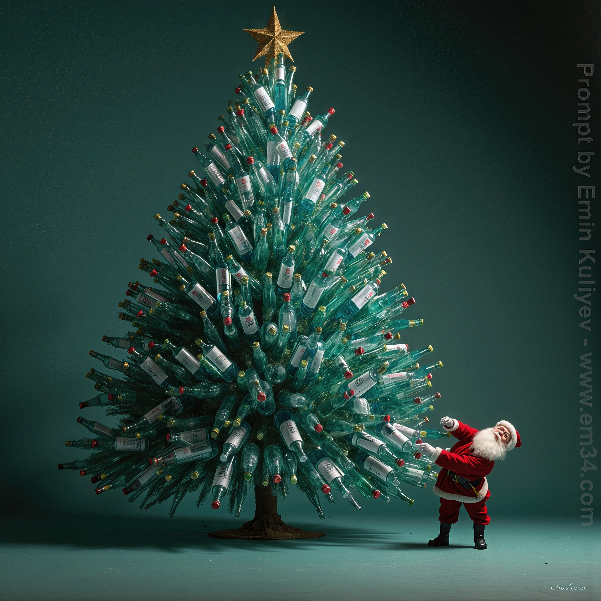 Created my own vision of a Christmas tree in ai. Emin Kuliyev — Award-Winning Wedding Photojournalist NYC & USA | Best Wedding Photographer Known for Candid, Timeless Moments