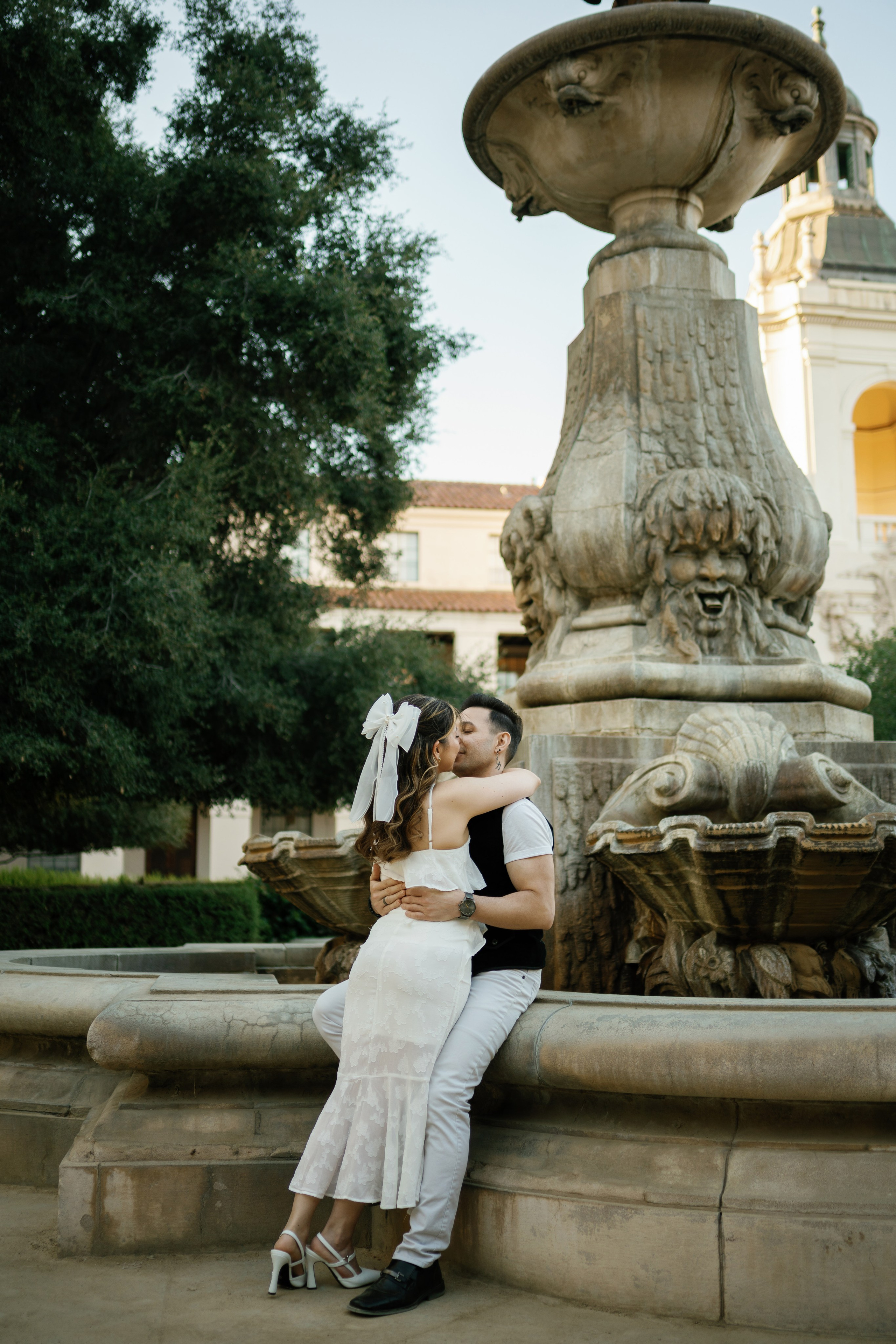 Pasadena City Hall Engagement Photoshoot, California. Wedding Photography & Videography Team in California, Los Angeles, San Francisco, San Diego and Travel