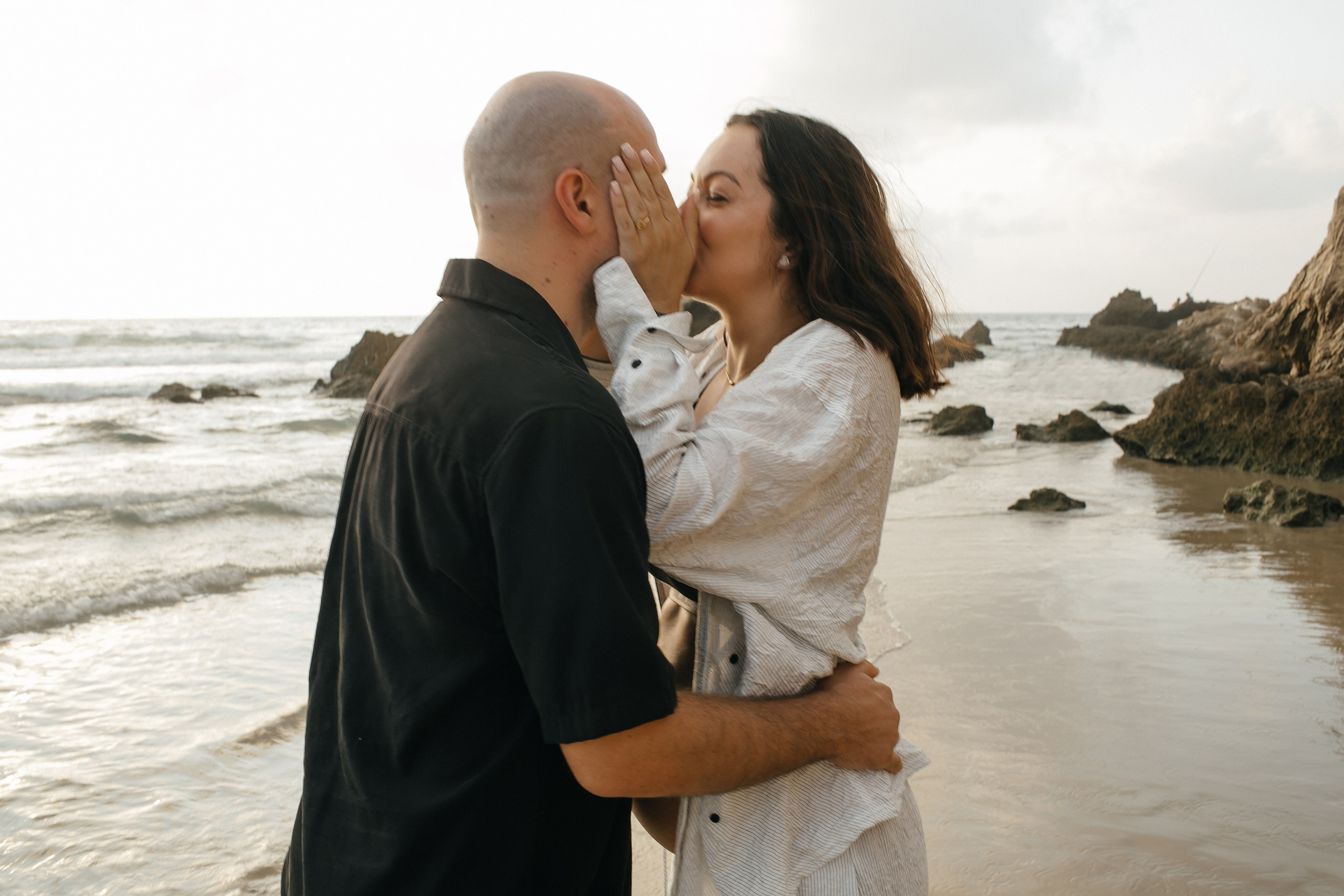 Katya & Fil Givat Olga. Family photographer in Israel