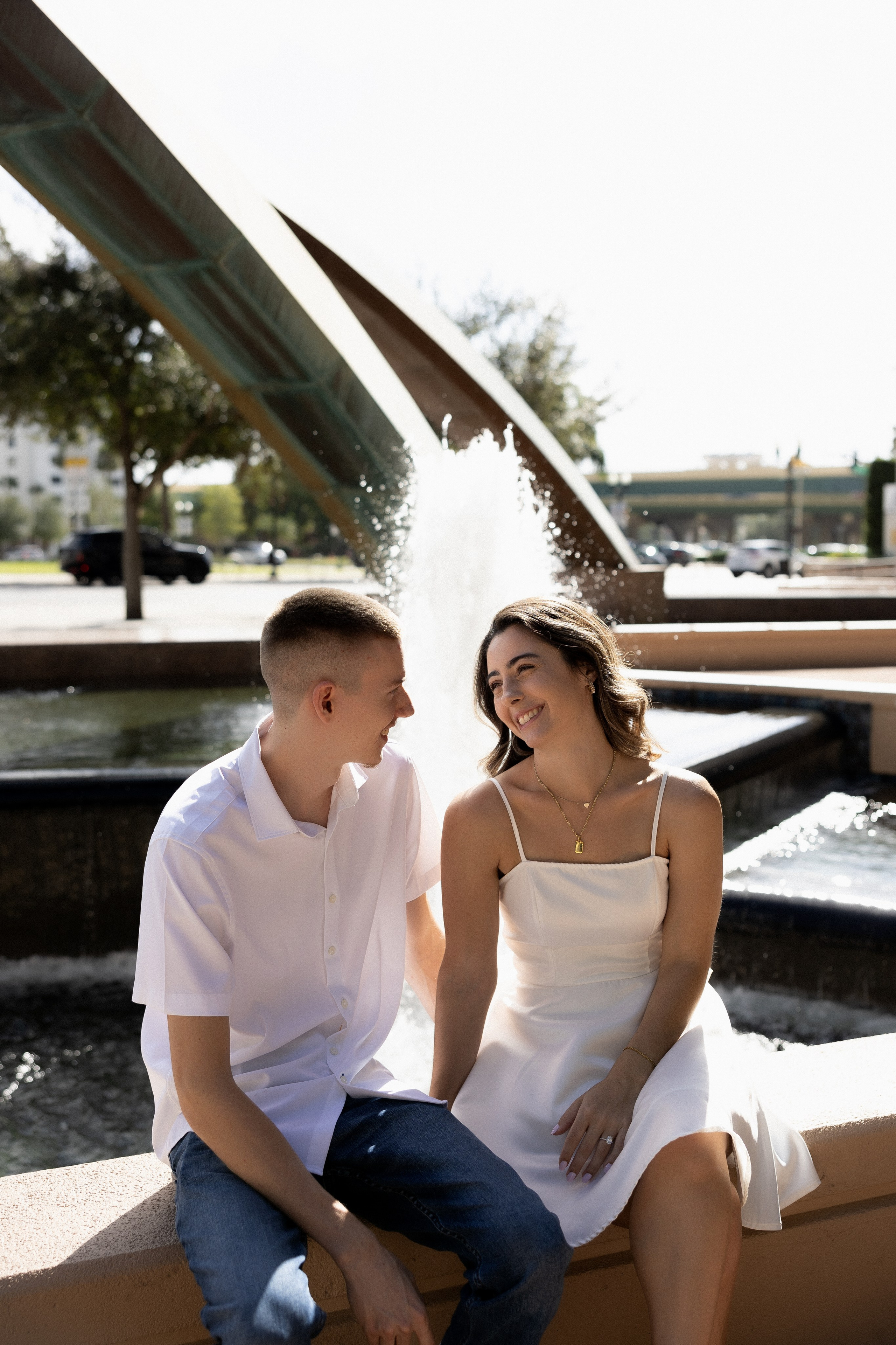 Engagement Photoshoot in the city. Photographer Anastasia Nagibina