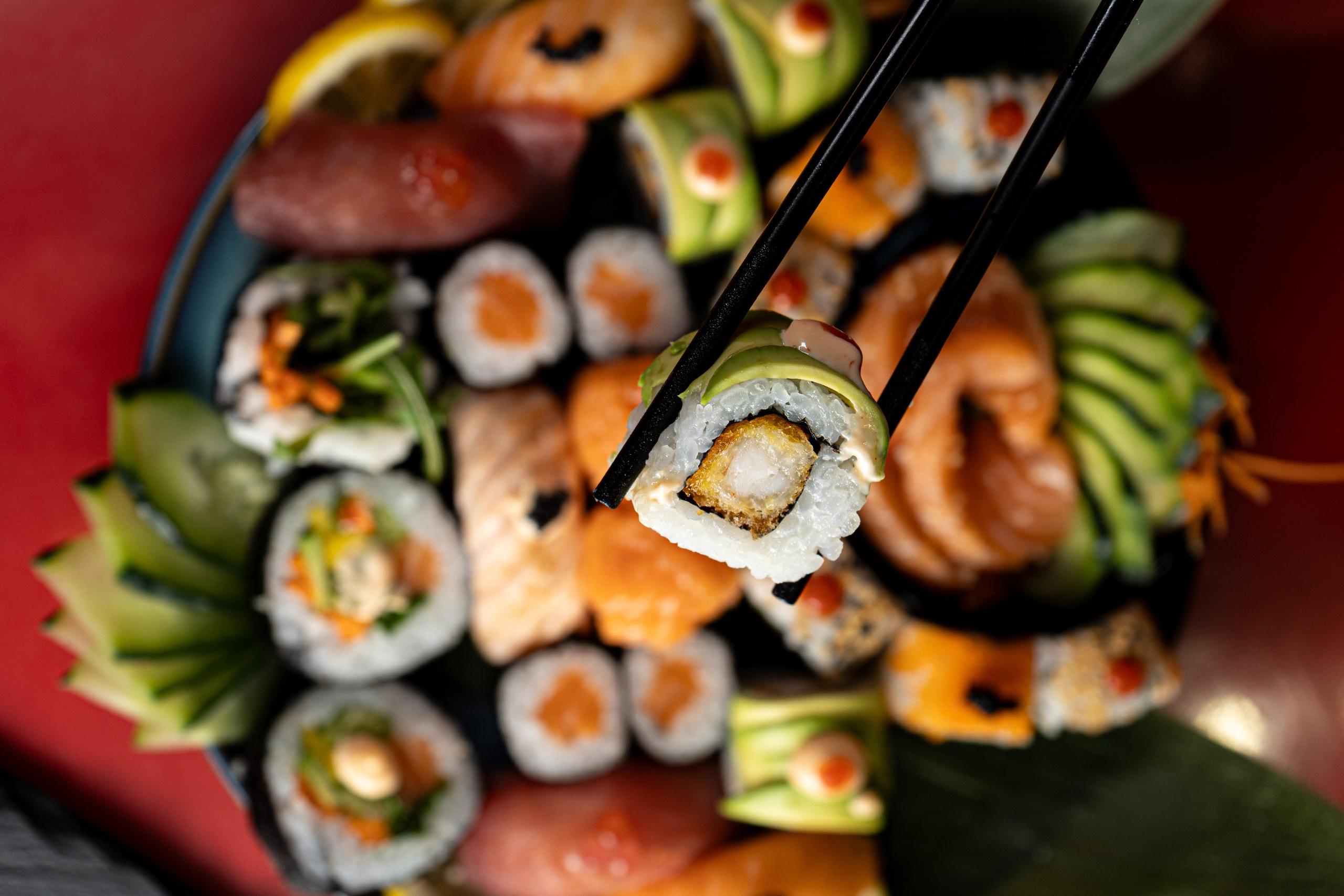 Sushi and more. Frames by Giovani Braga