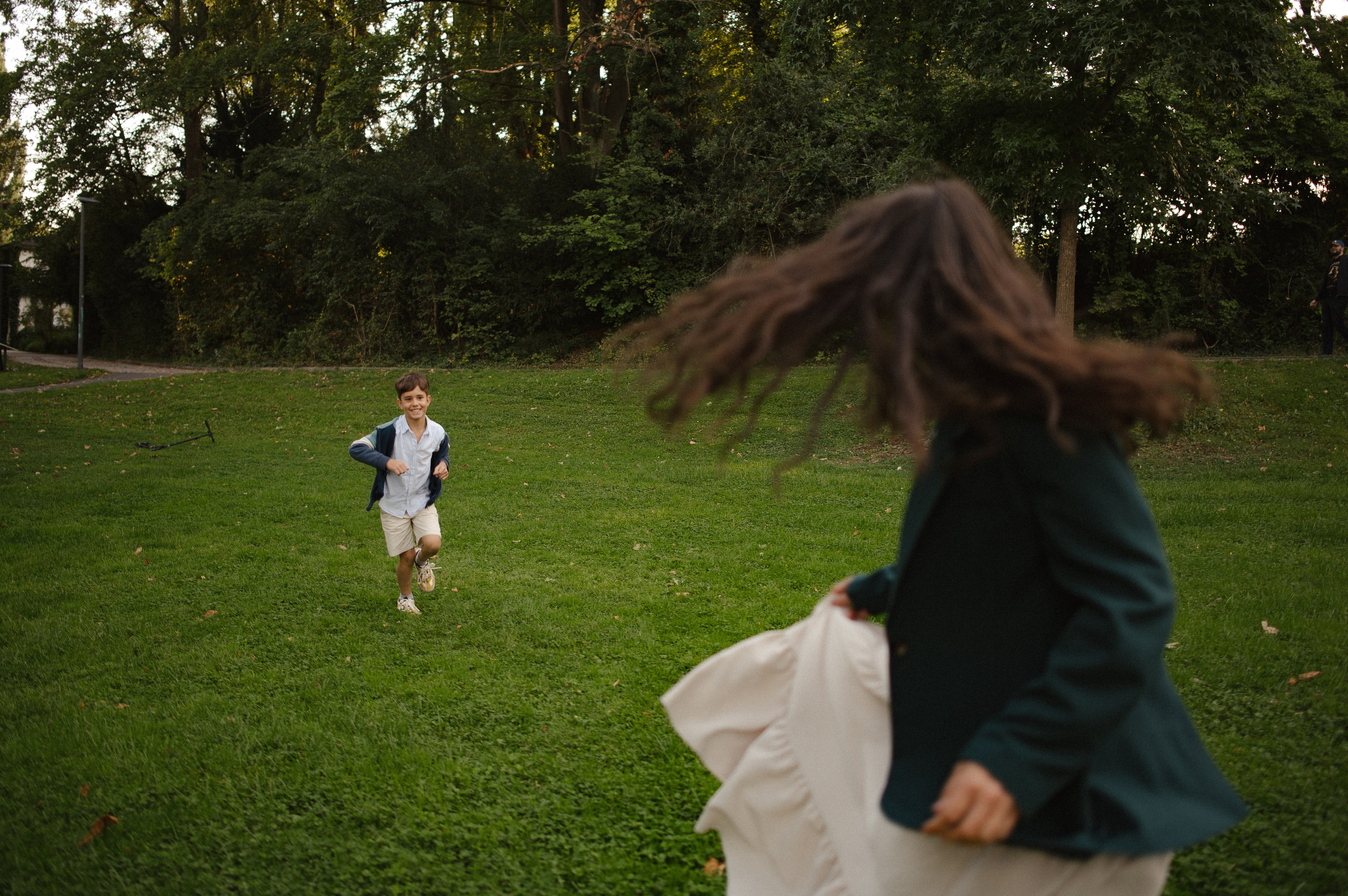 Lena, Andrey i samokat