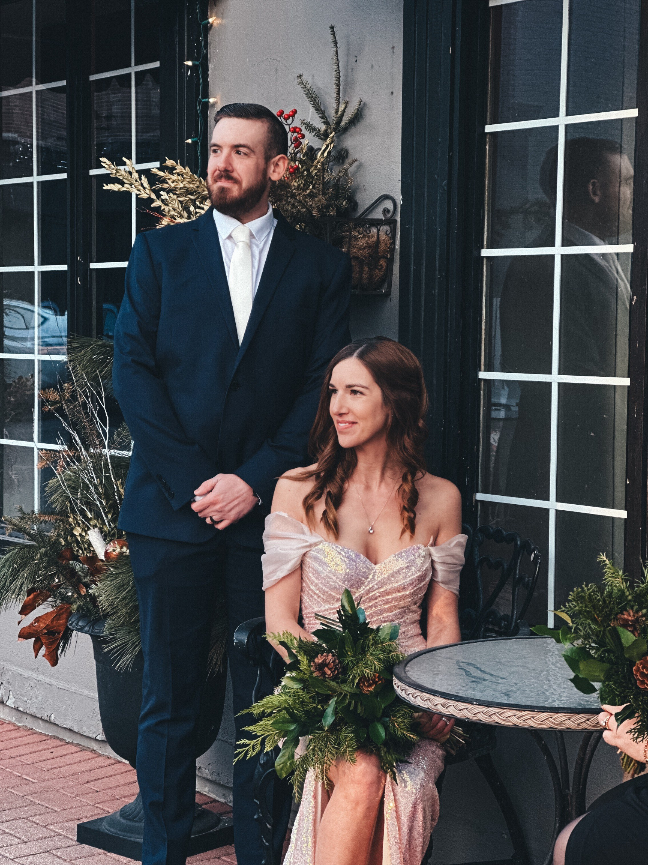 Windsor wedding photographer capturing the first look and magical moments during a wedding celebration.
