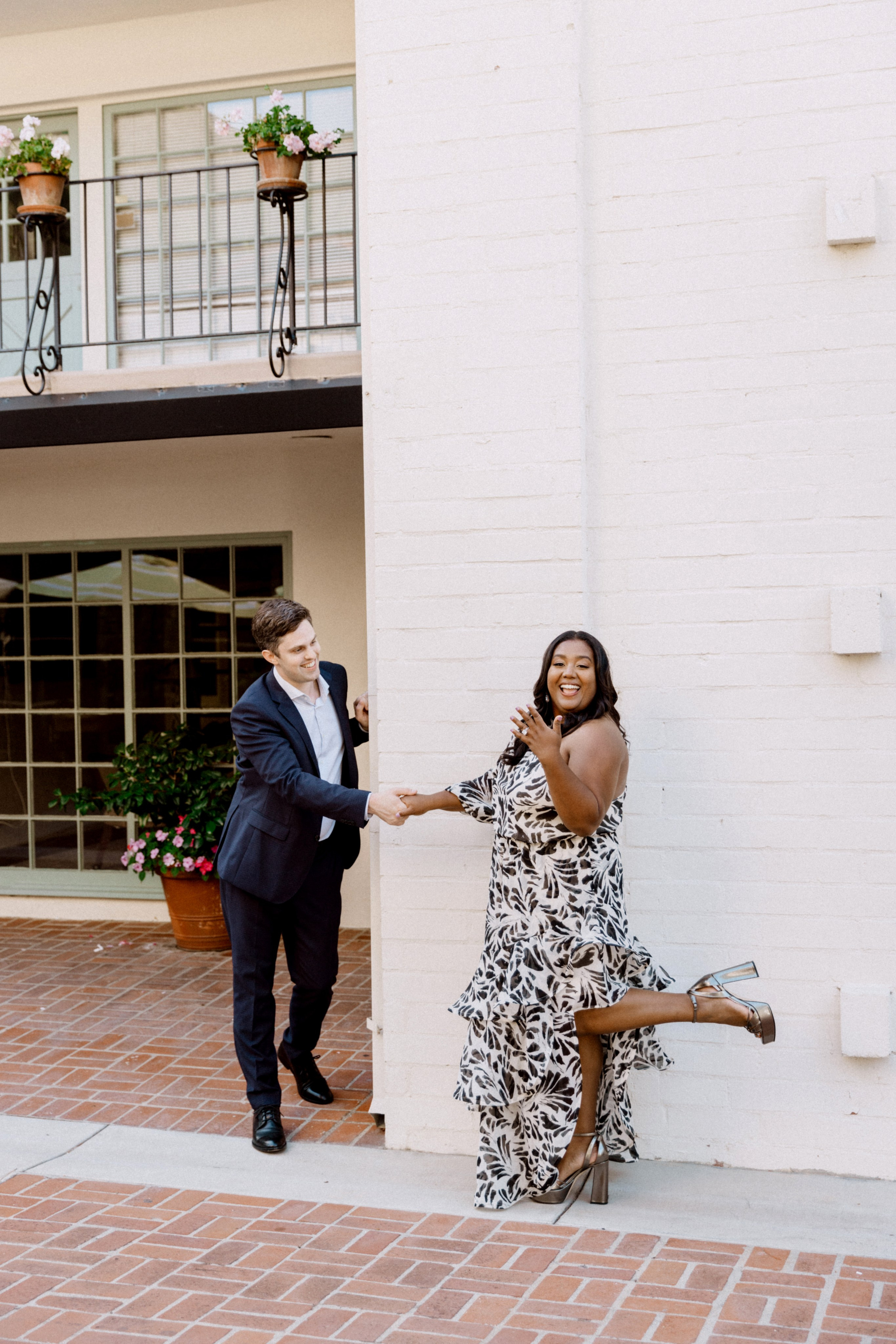 Engagement Session at Palos Verdes Malaga Cove | Taya Frank. Southern California Family and Couple Photographer