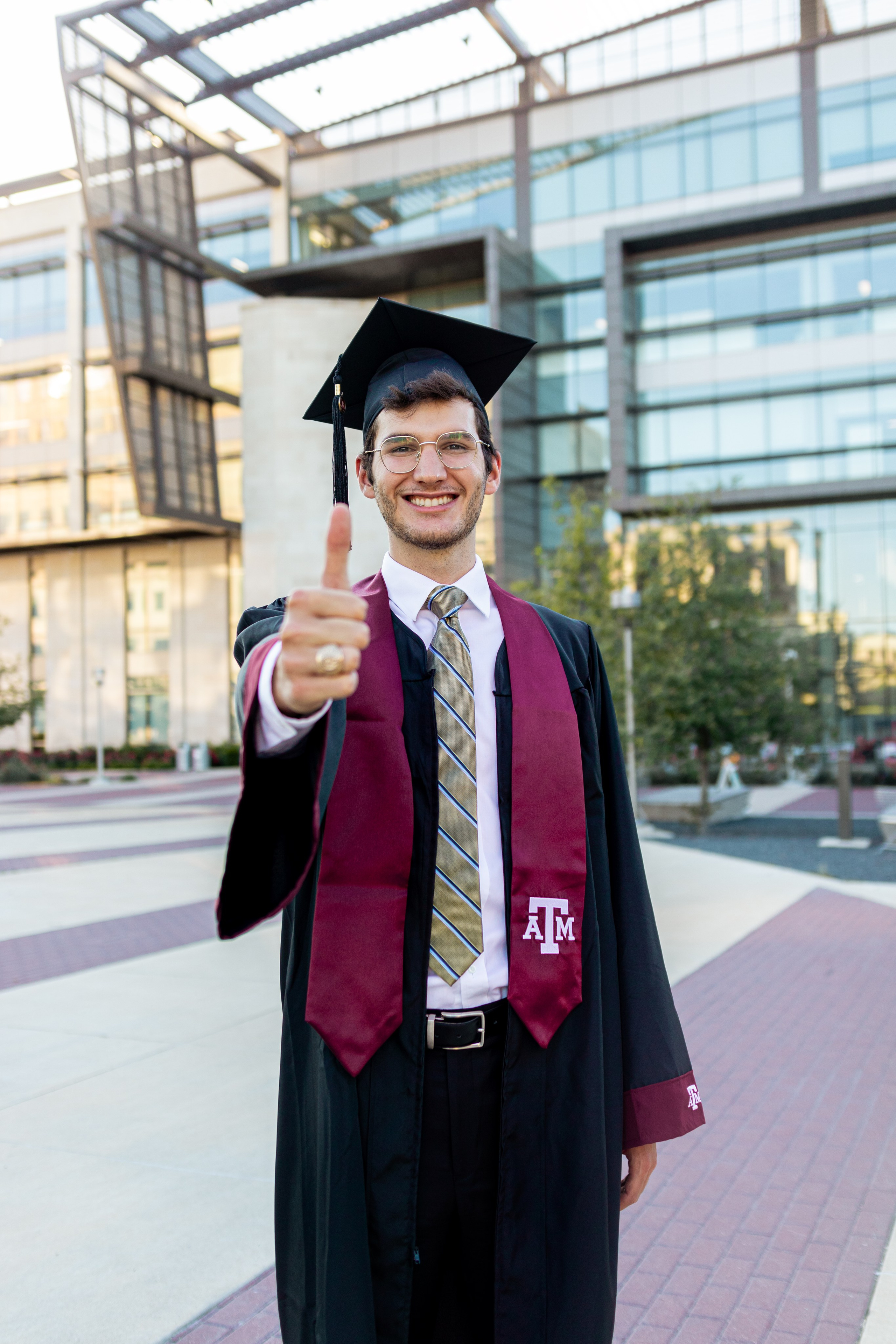 John-David's senior photoshoot at Texas A&M University