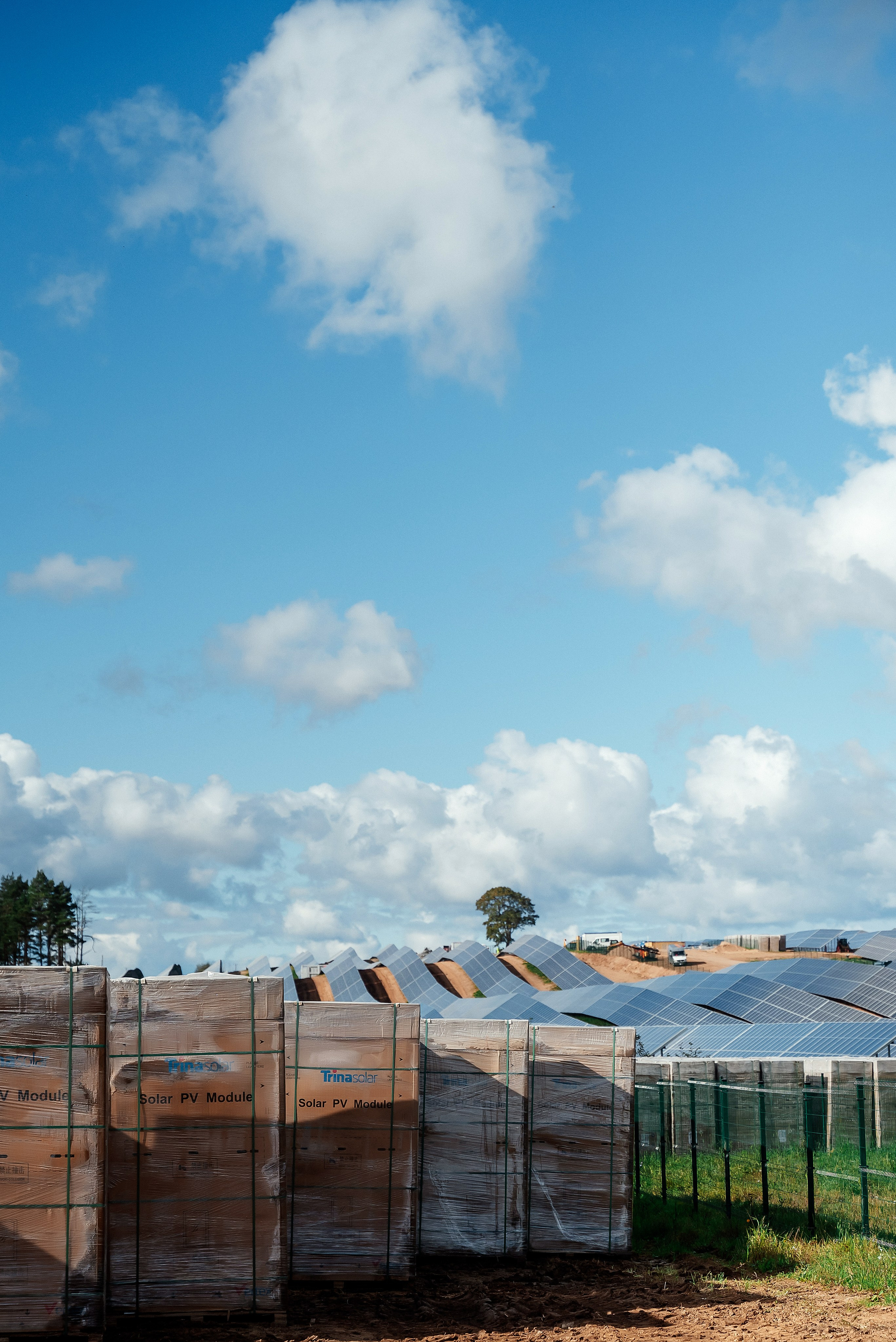 Парк солнечных панелей. Ваш фотограф в Латгалии — Александра Юхневича!