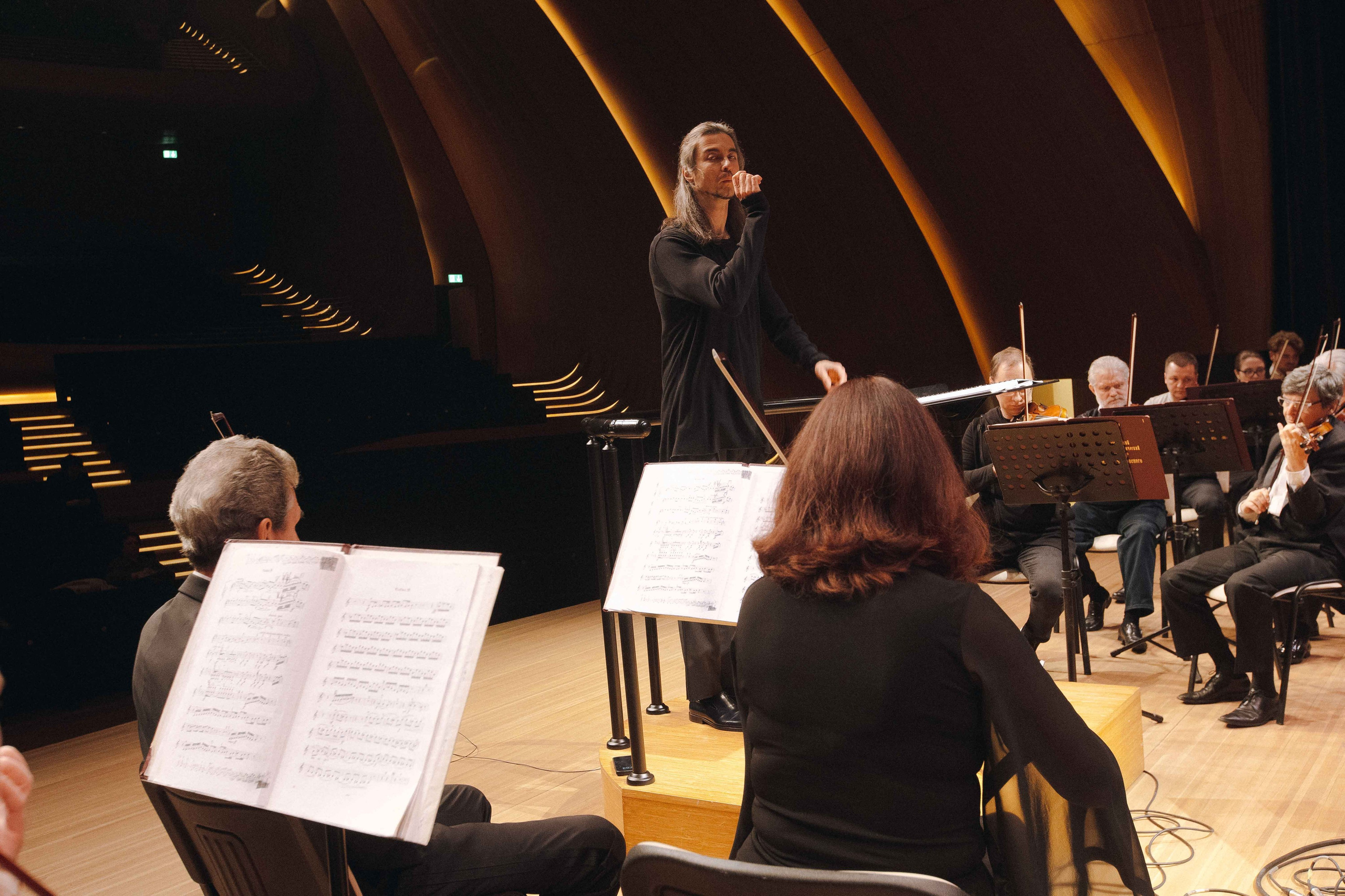 The Tchaikovsky Academic Grand Symphony Orchestra in Baku. Wedding&Event photographer Ismail Rzayev in Baku