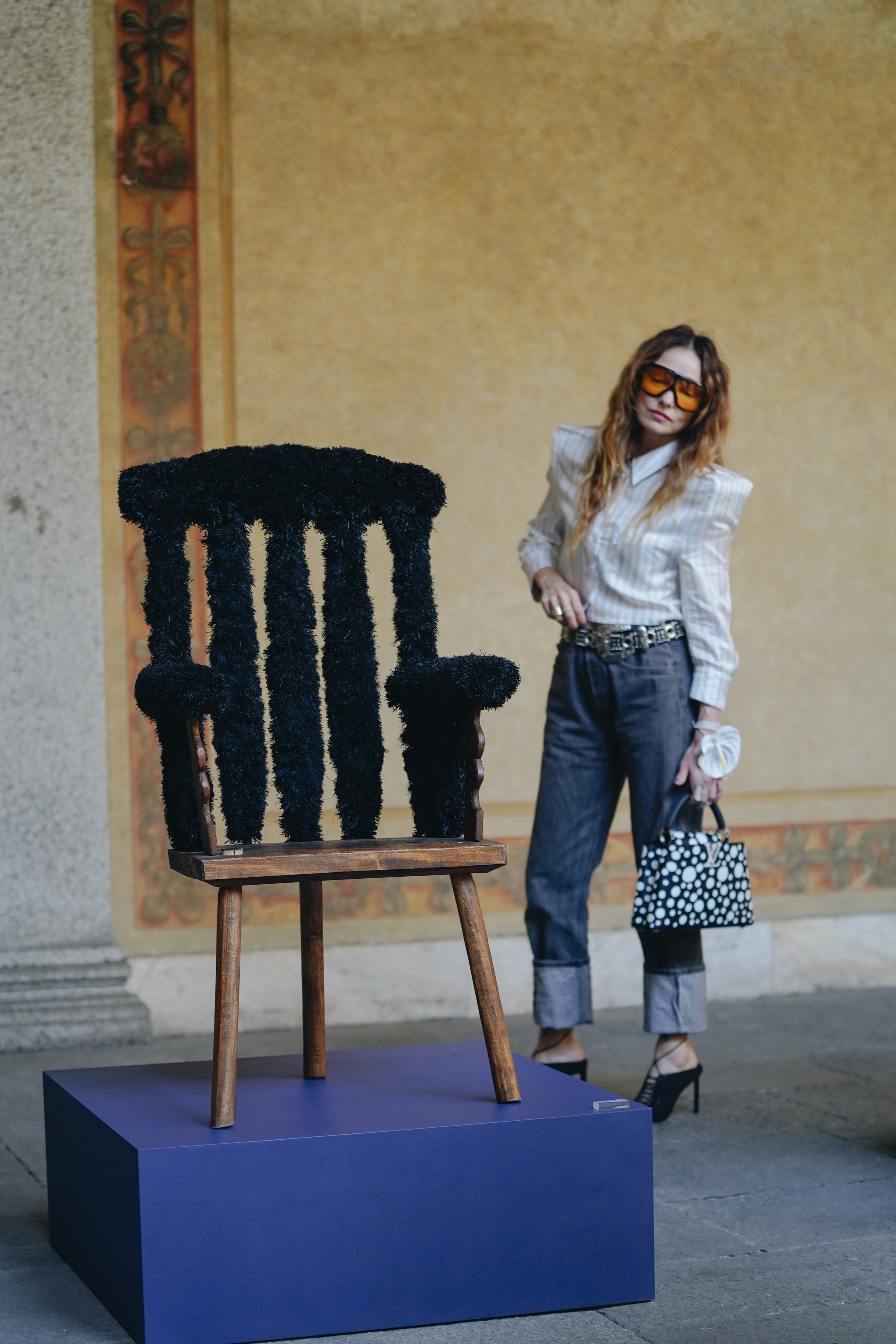 KELLY WEARSTLER FOR LOEWE (MILAN). Anastasia Fedoseeva / The Street Pie — streetstyle photographer