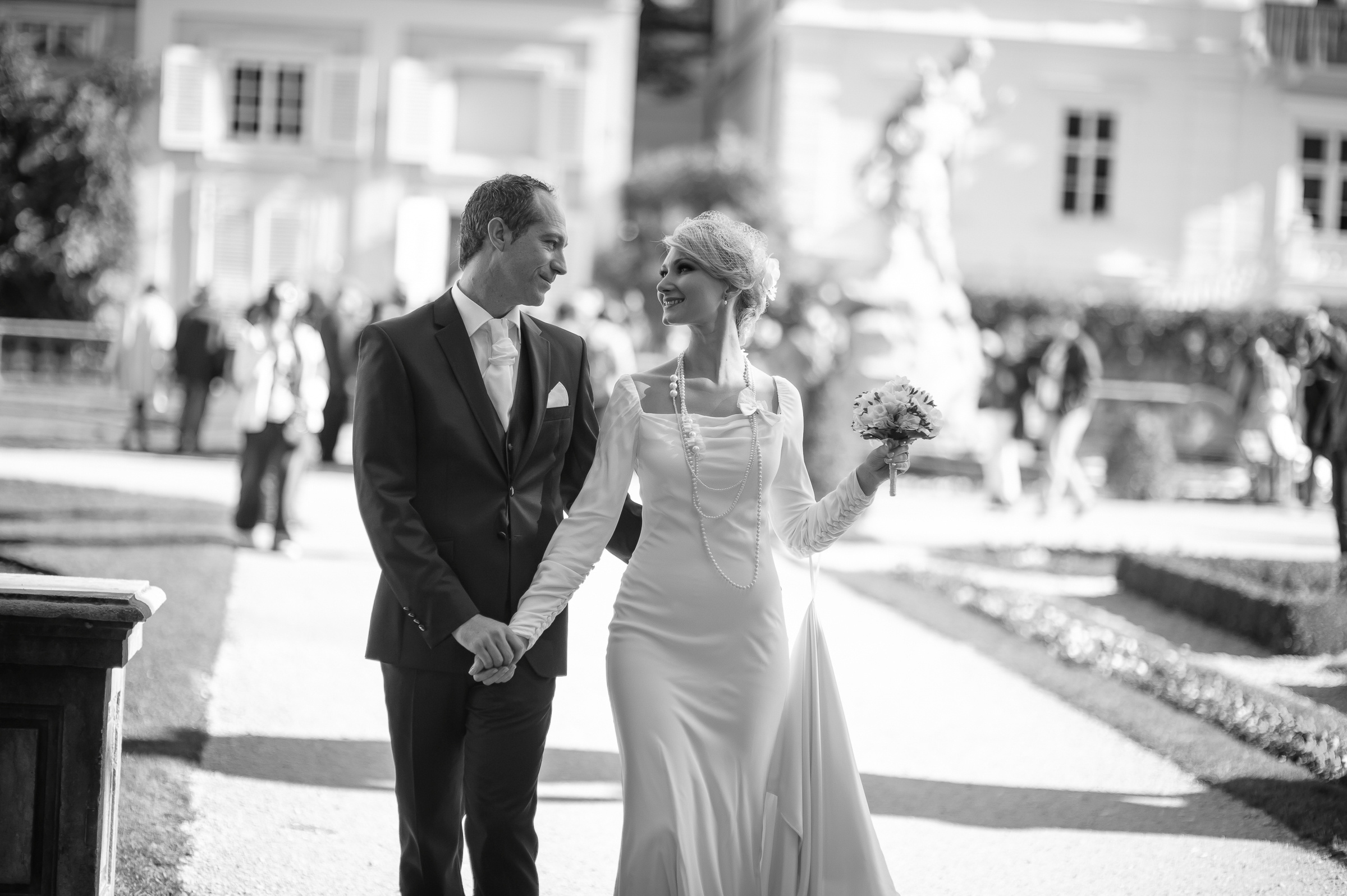 Traumhochzeit im Marmorsaal Schloss Mirabell - Salzburg. Hochzeitsfotograf München - Olga Boyko Hochzeitsreportage