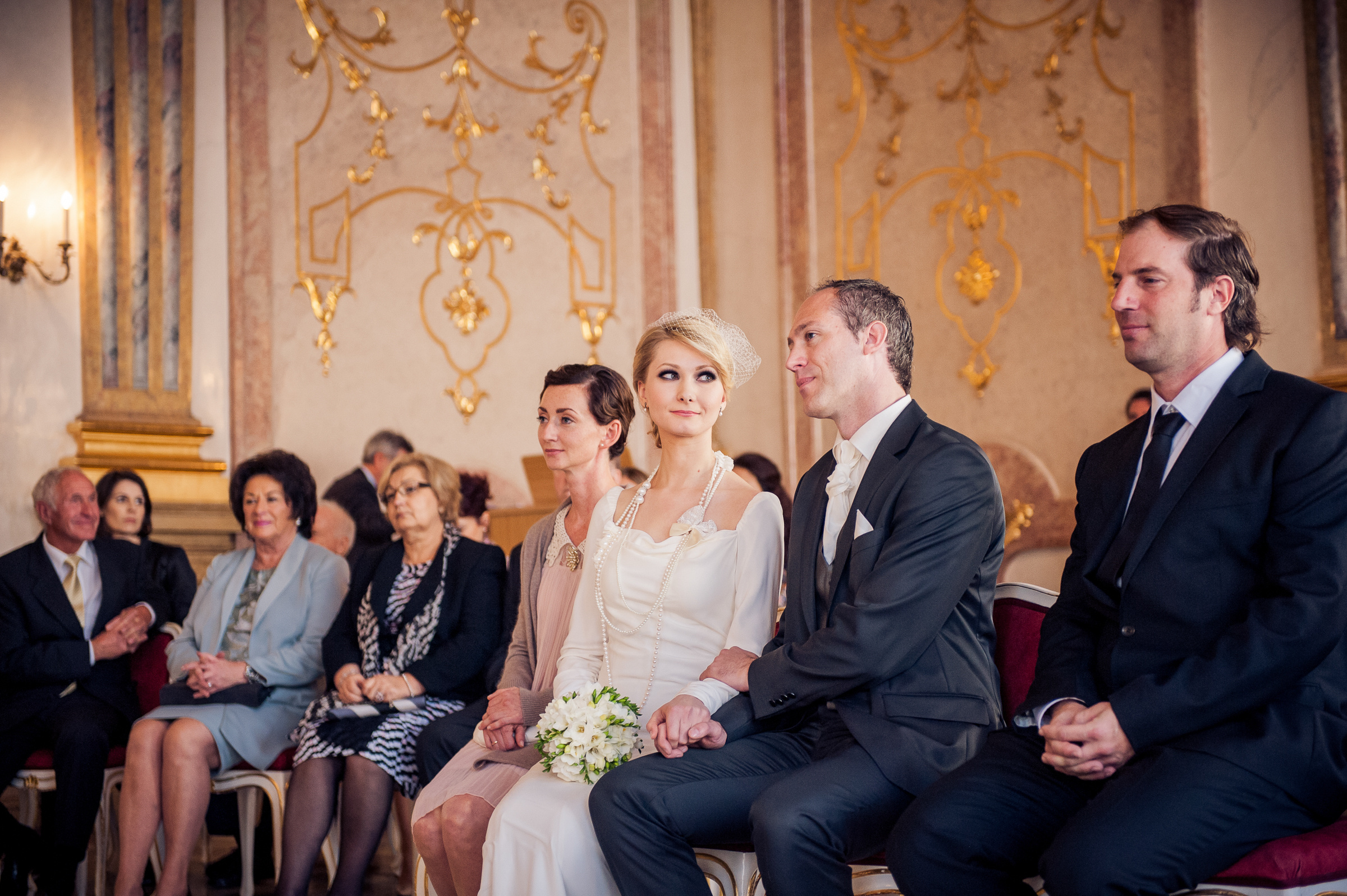 Traumhochzeit im Marmorsaal Schloss Mirabell - Salzburg. Hochzeitsfotograf München - Olga Boyko Hochzeitsreportage