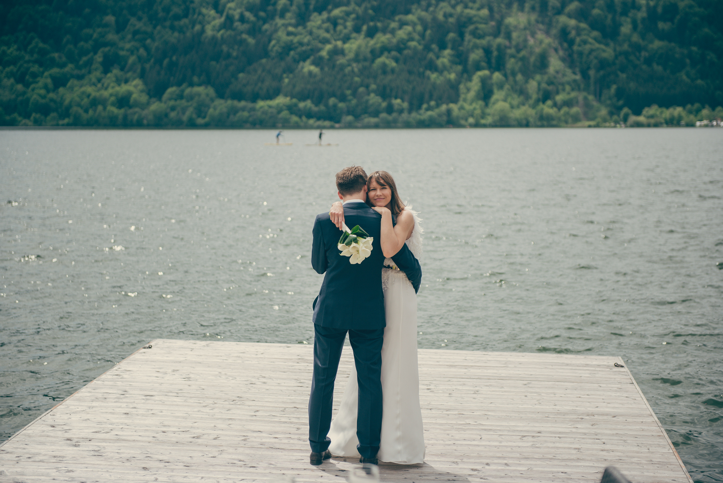 Wunderschöne Hochzeit mit freier Trauung am Schliersee. Hochzeitsfotograf München - Olga Boyko Hochzeitsreportage