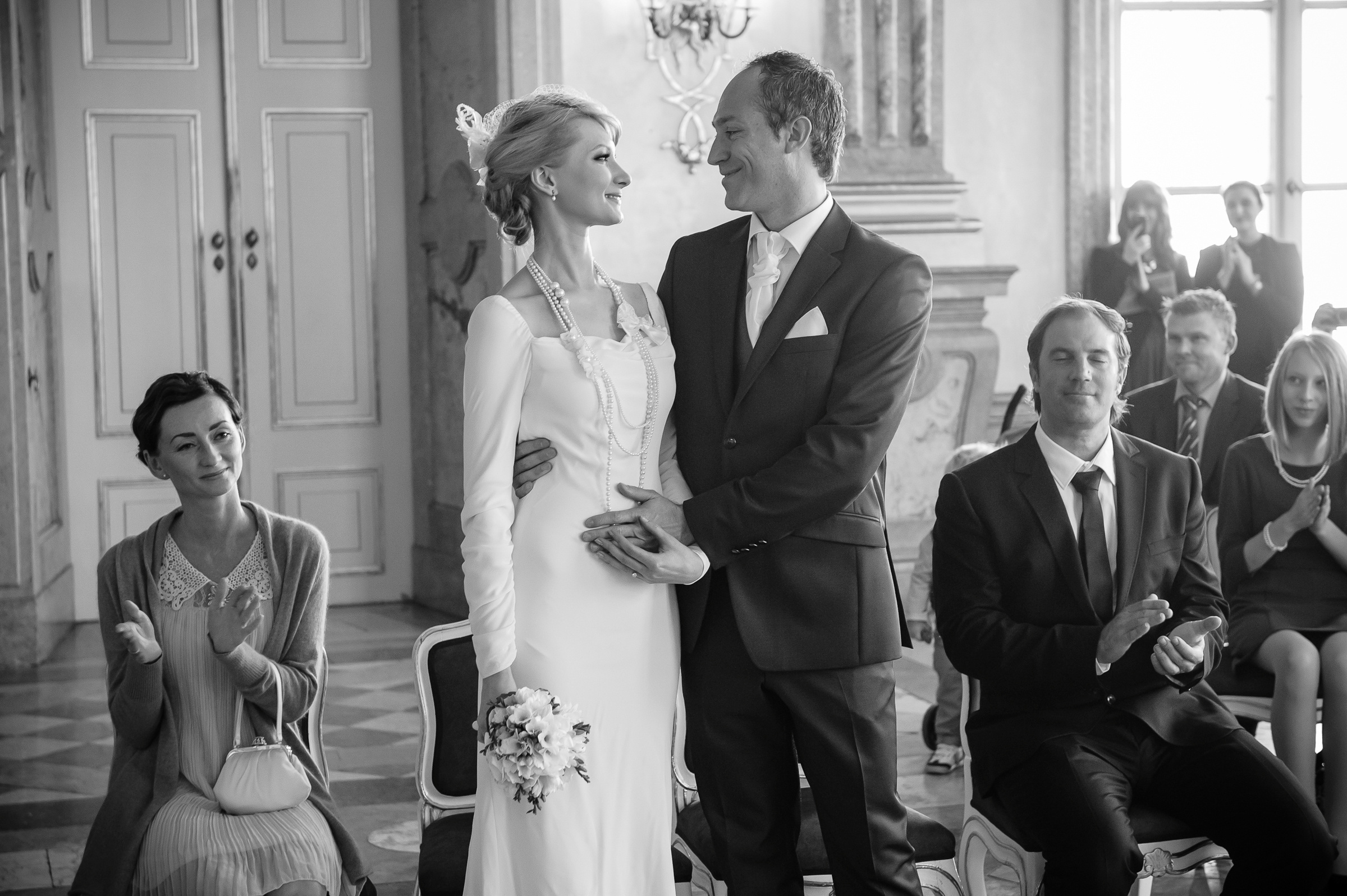Traumhochzeit im Marmorsaal Schloss Mirabell - Salzburg. Hochzeitsfotograf München - Olga Boyko Hochzeitsreportage