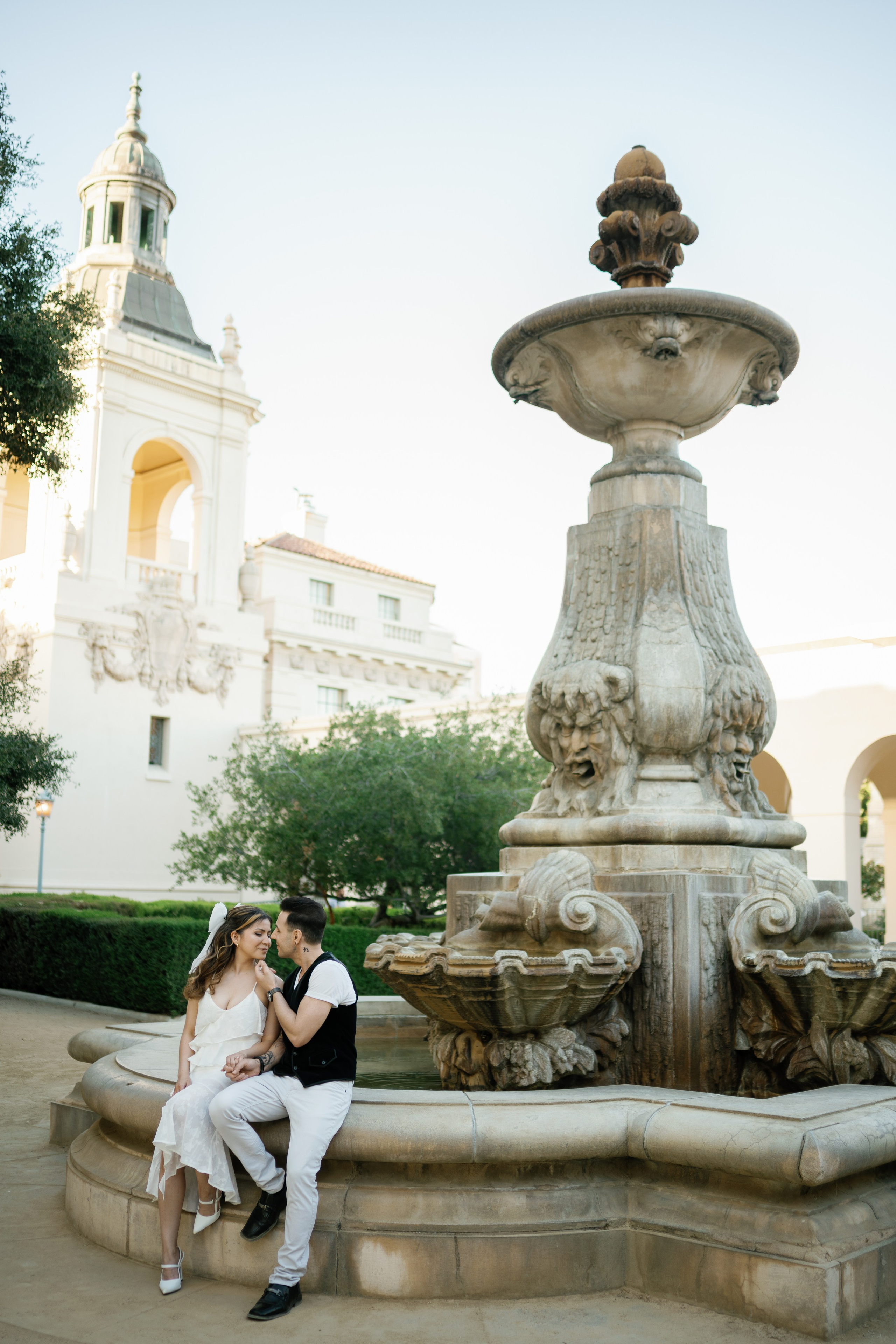 Pasadena City Hall Engagement Photoshoot, California. Wedding Photography & Videography Team in California, Los Angeles, San Francisco, San Diego and Travel