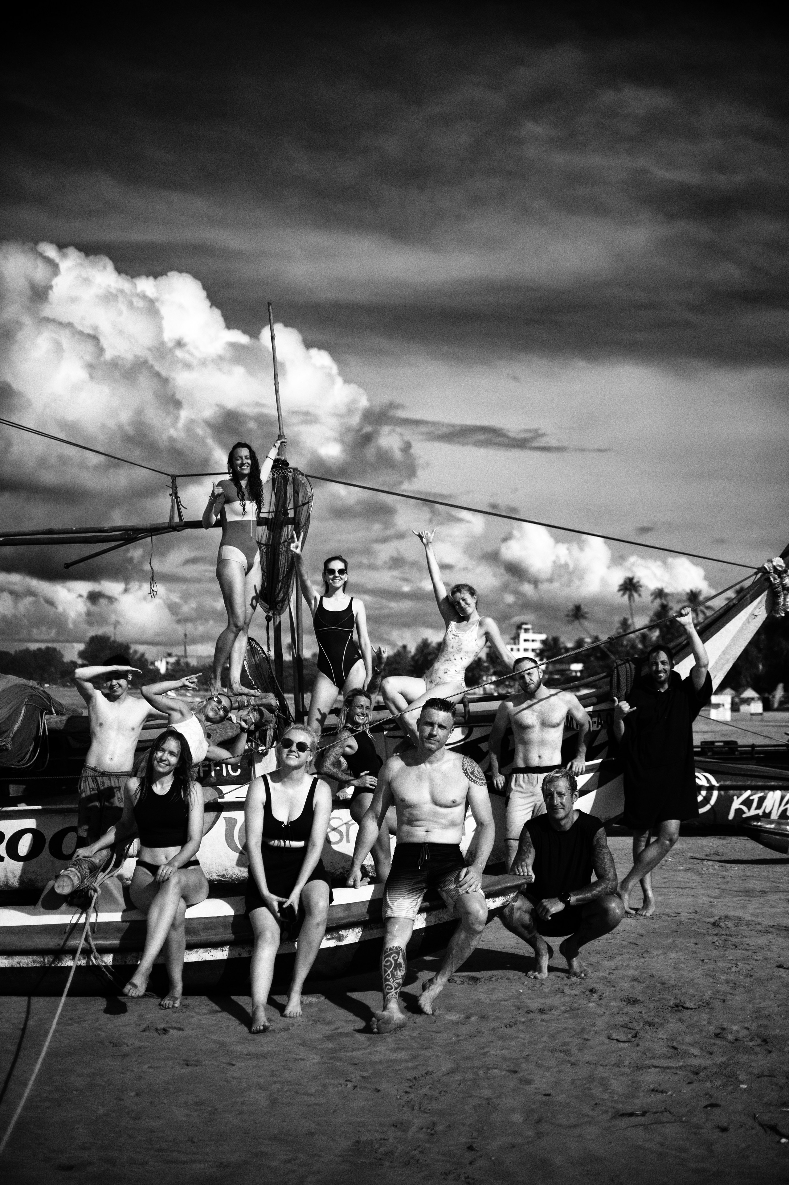 Surfcamp Black&White. Photographer Sri Lanka