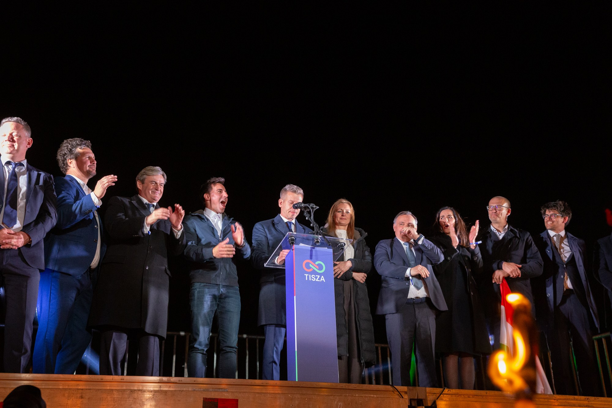 TISZA Victory Night, Hungary 2026. Photographer in Budapest  — Yura Knyazev