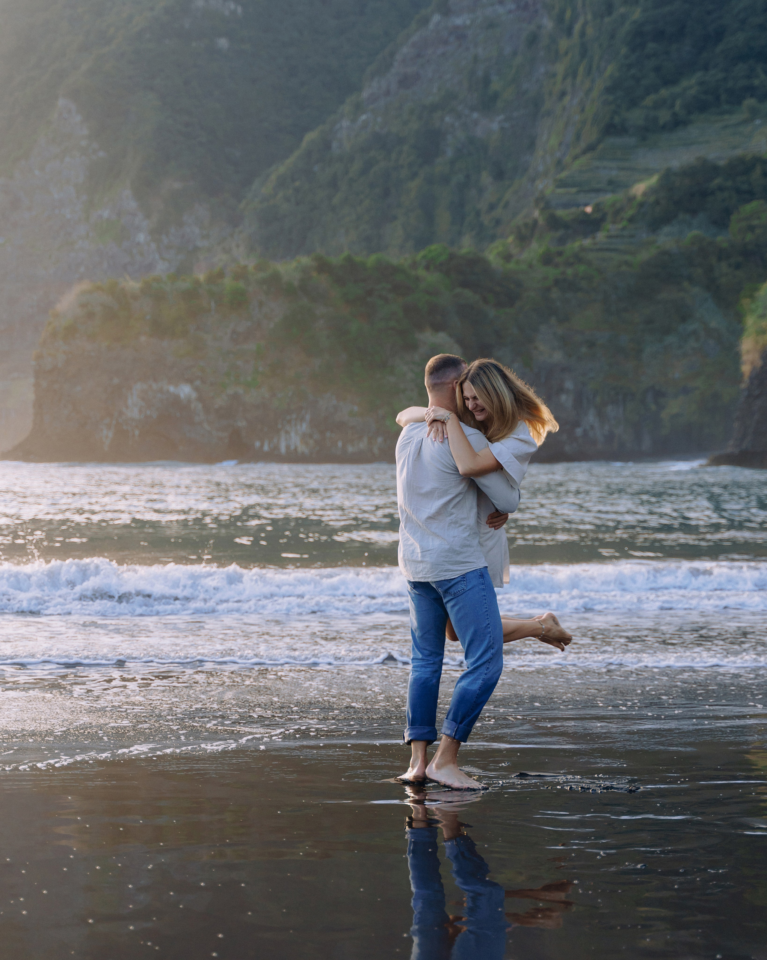 Couple Photoshoot at Seixal Beach — Irina & Vlad | Photographer in Madeira. Your photographer in Madeira