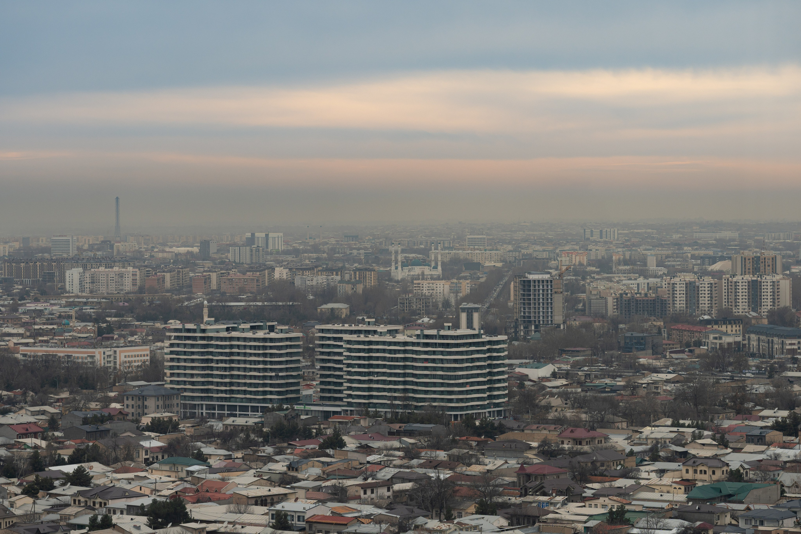 Смог в Ташкенте или Взгляд на город с высоты птичьего полета. Георгий Намазов | Фотограф в Ташкенте