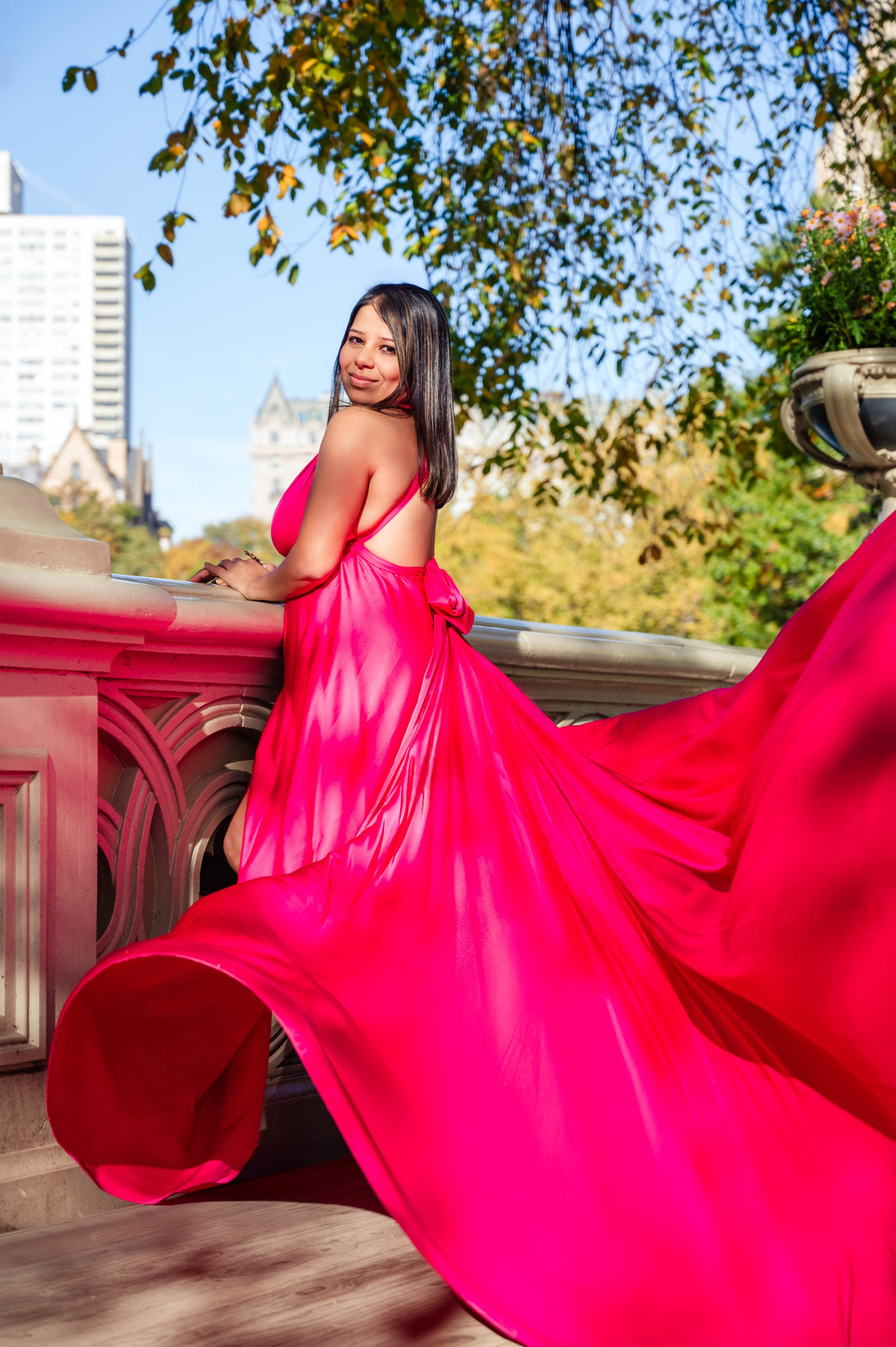 Flying dress. Alena Galieva New York Photographer