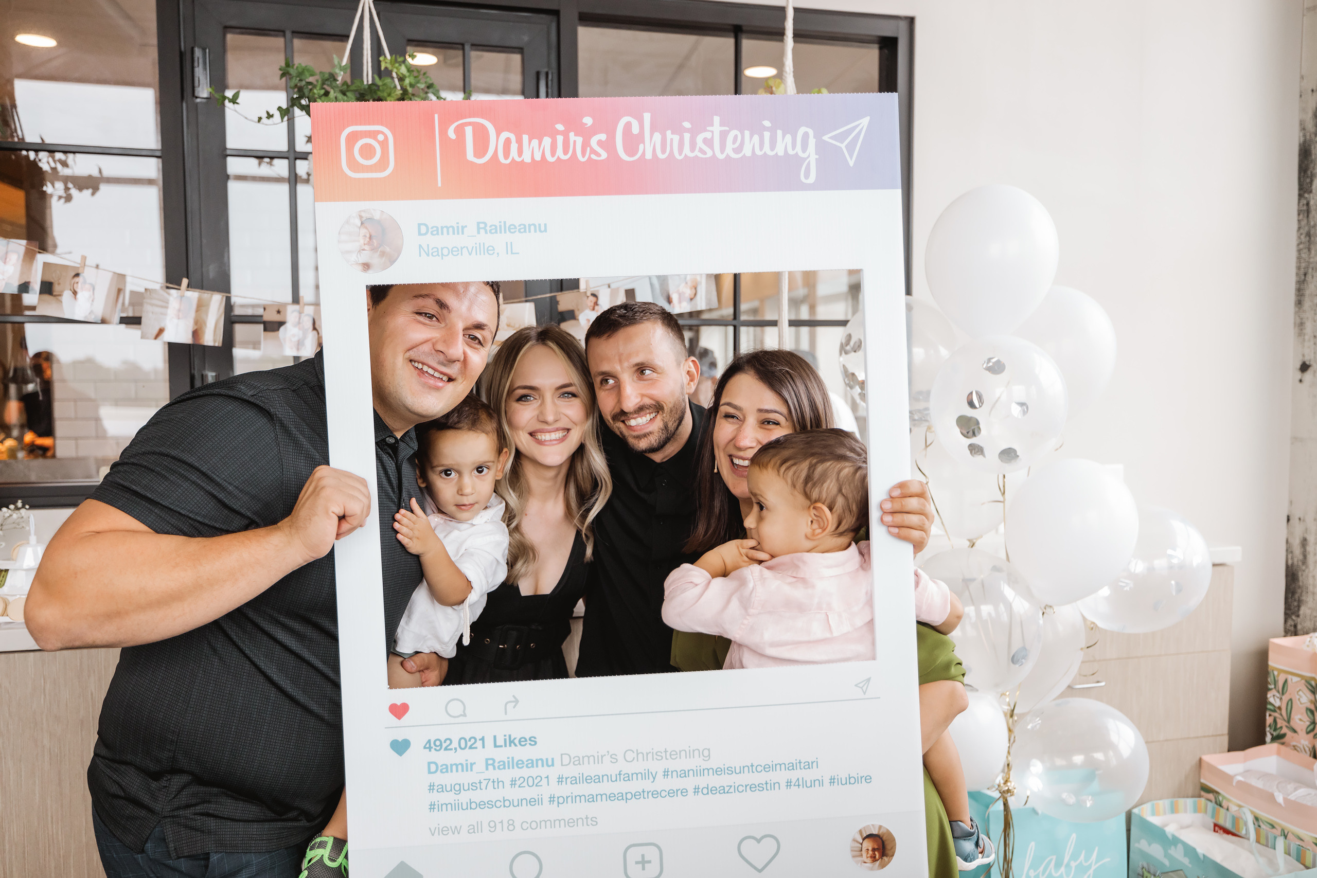 08.07.2021 Christening. Wedding family event photographer in Chicago Nick Yushevich