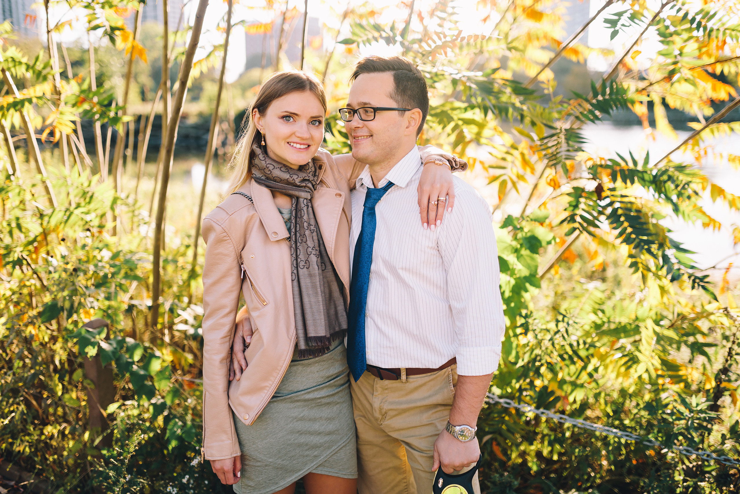 10.18.2021 Walk in Chicago. Wedding family event photographer in Chicago Nick Yushevich