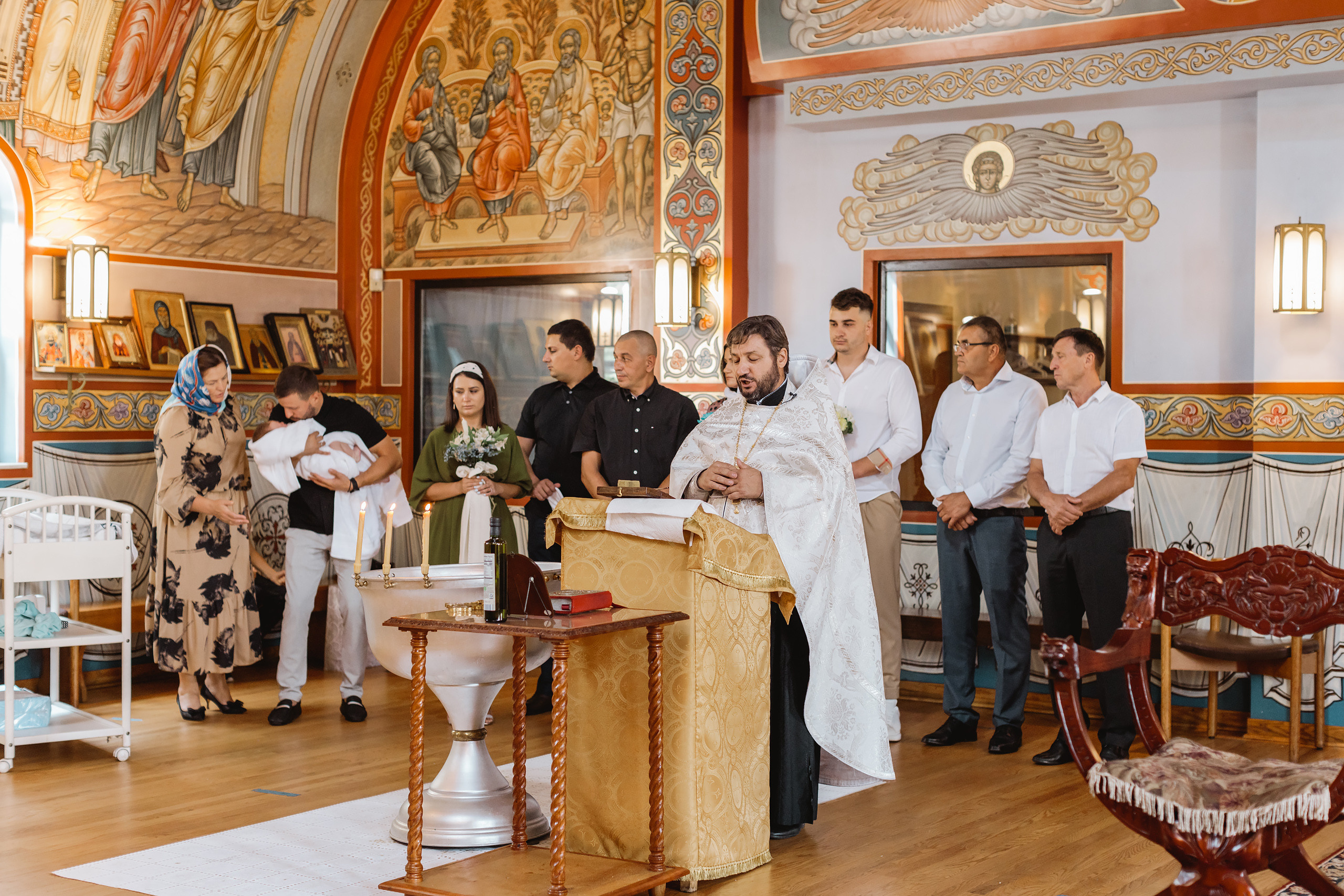 08.07.2021 Christening. Wedding family event photographer in Chicago Nick Yushevich